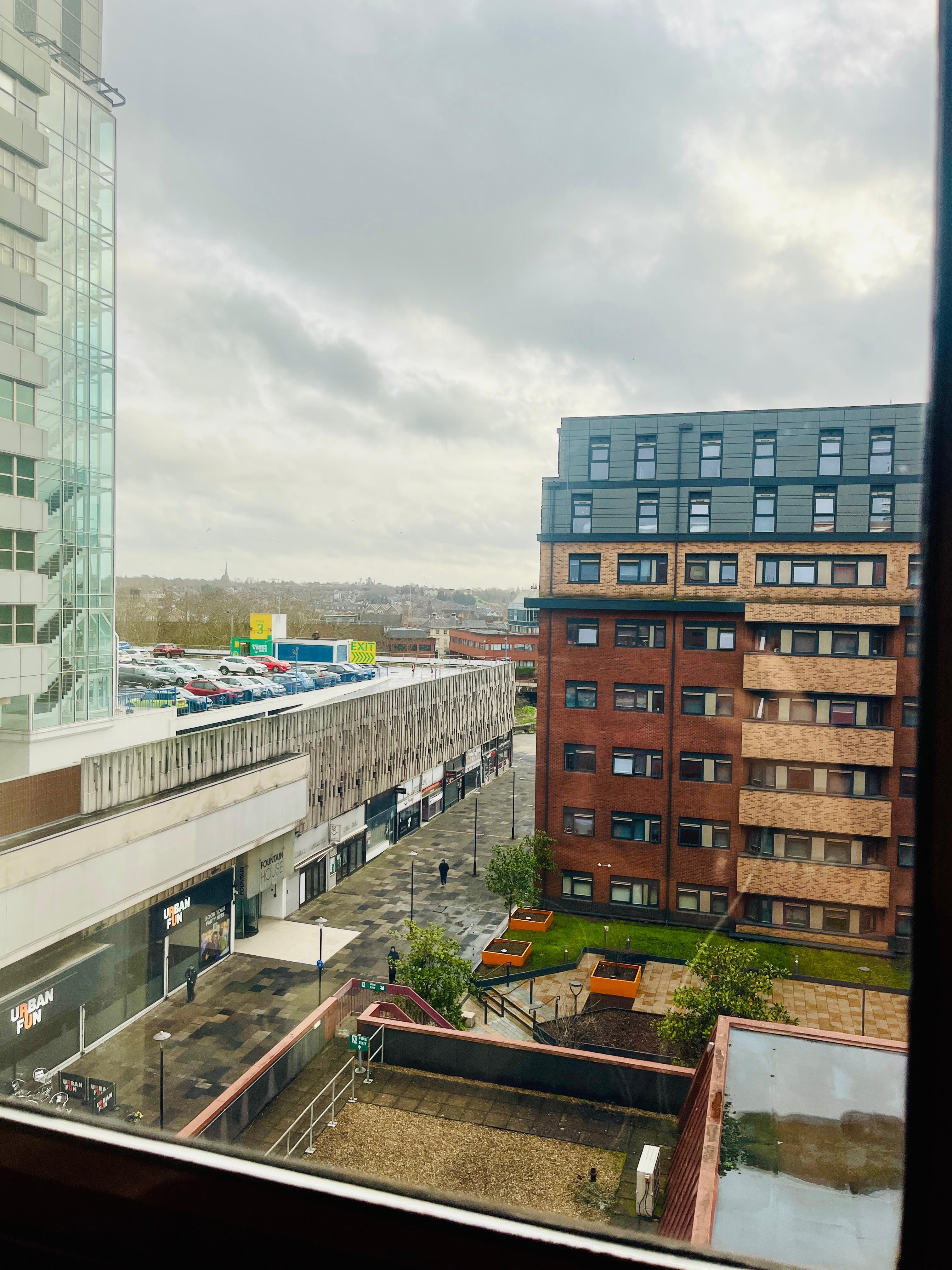 View from the window. 