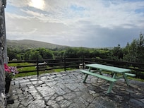 Terrasse mit Besuchern