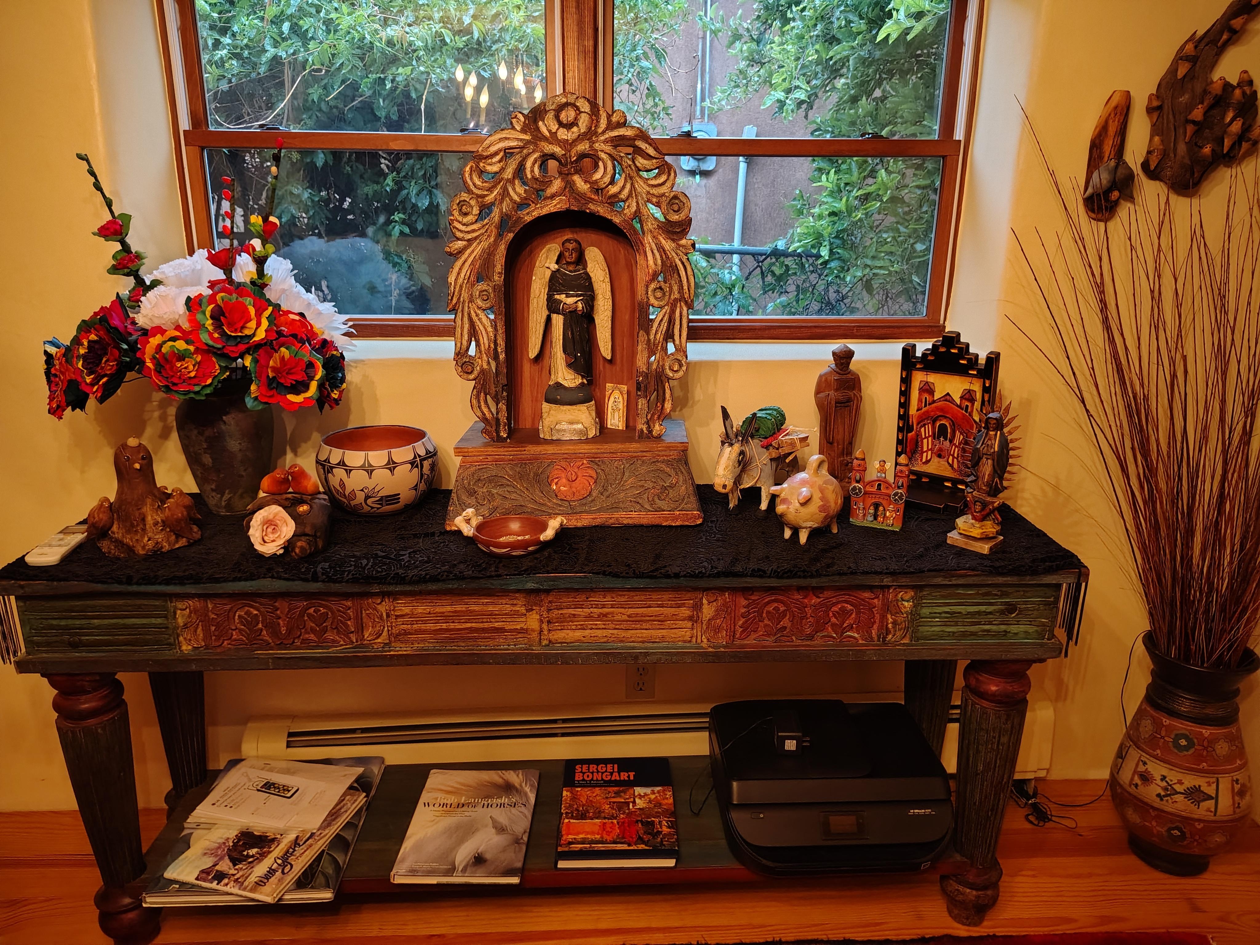 Inside living area