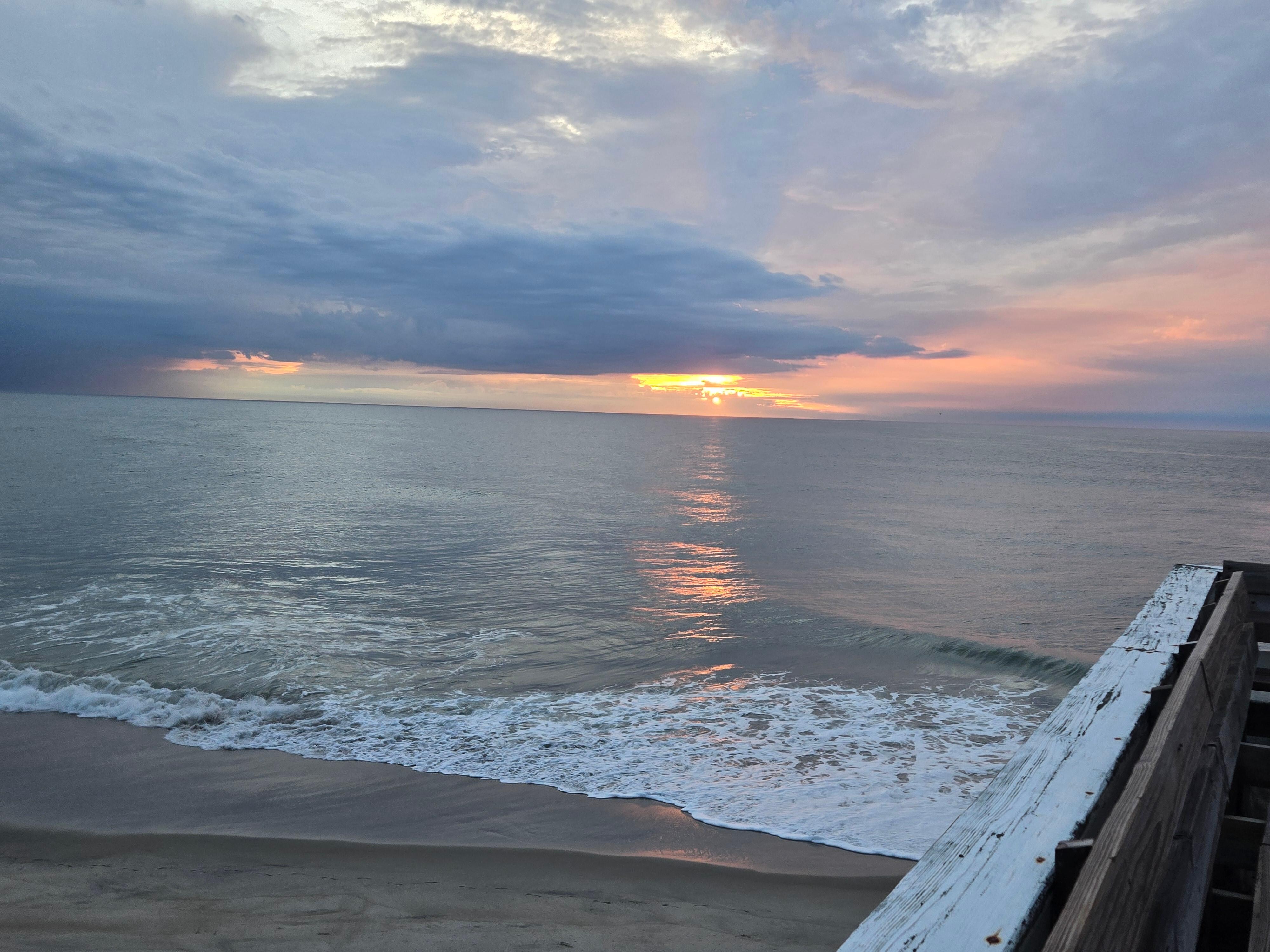 Sunrise on the beach