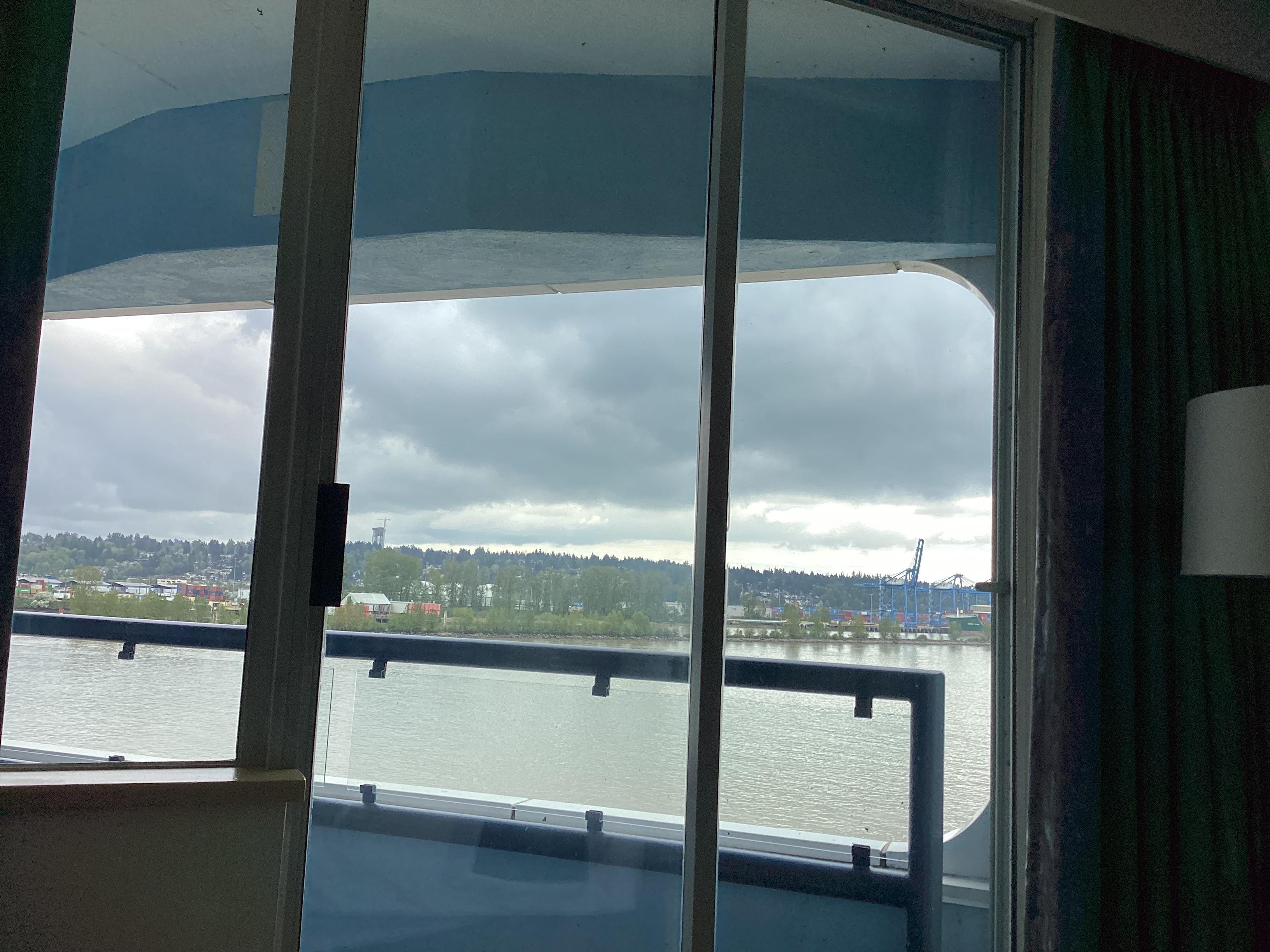 My balcony on the west side.