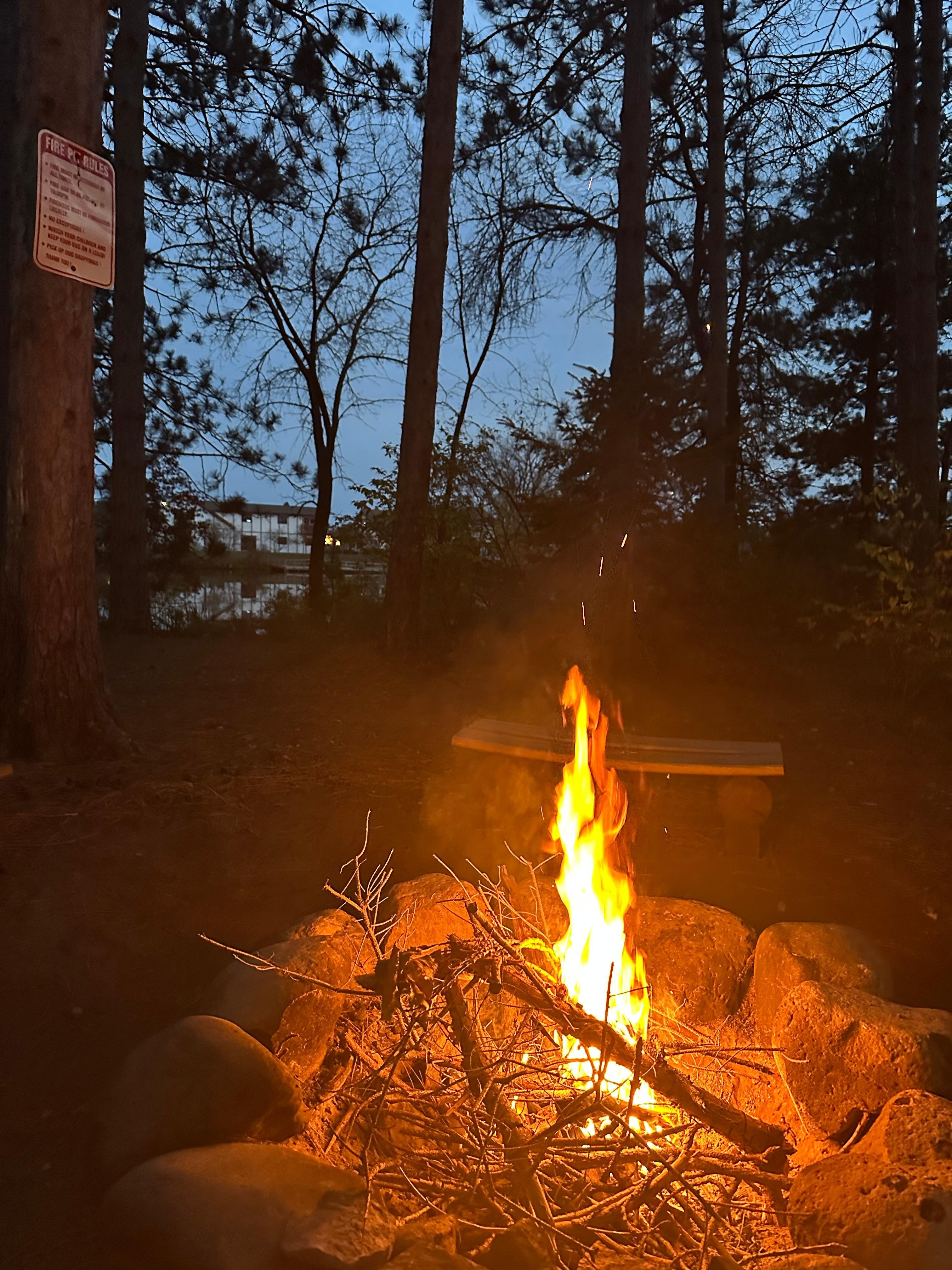 Nice ending to a busy day.