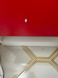 Fehlender Schubladenknopf