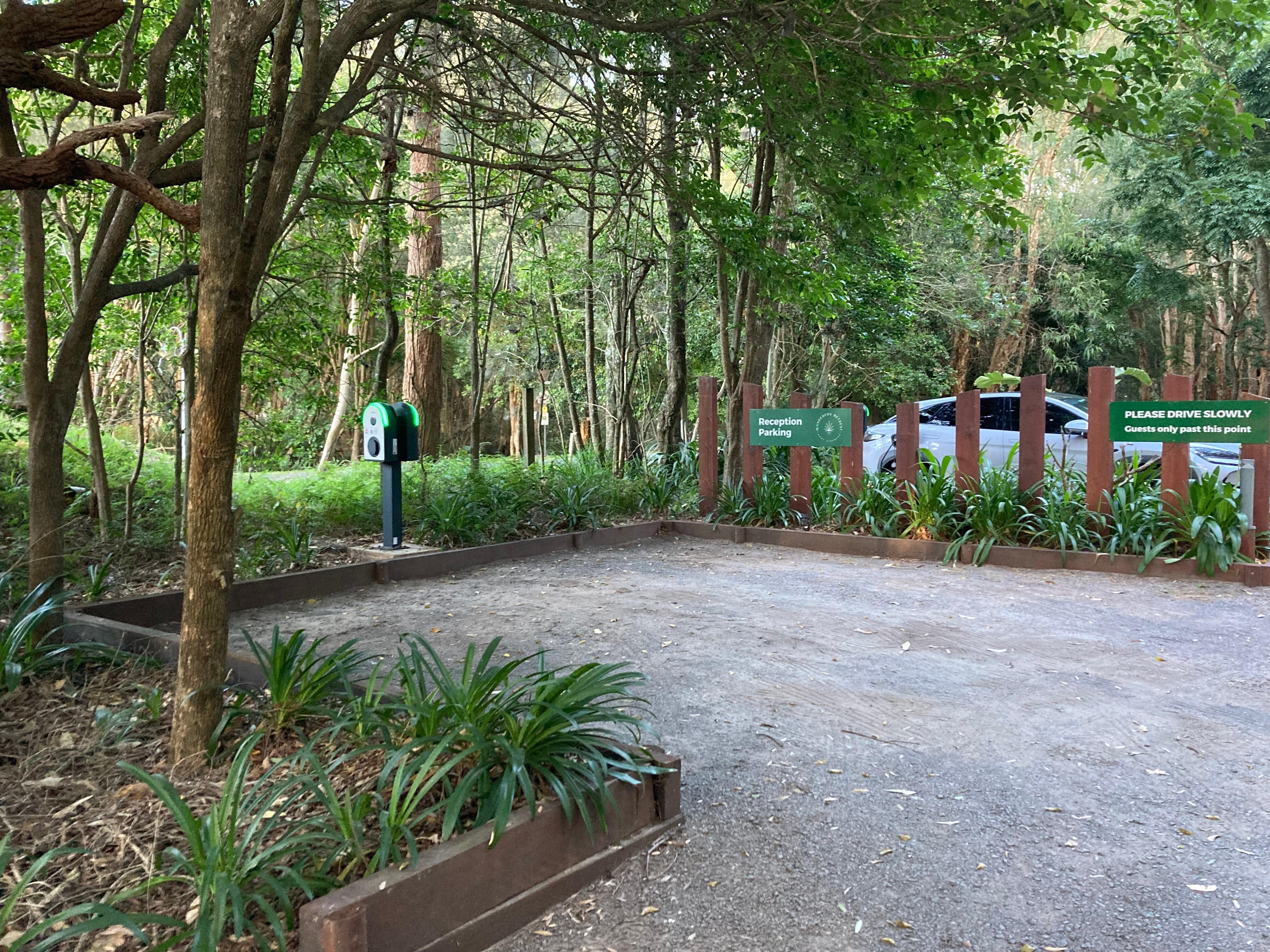 Reception Parking with EV charger