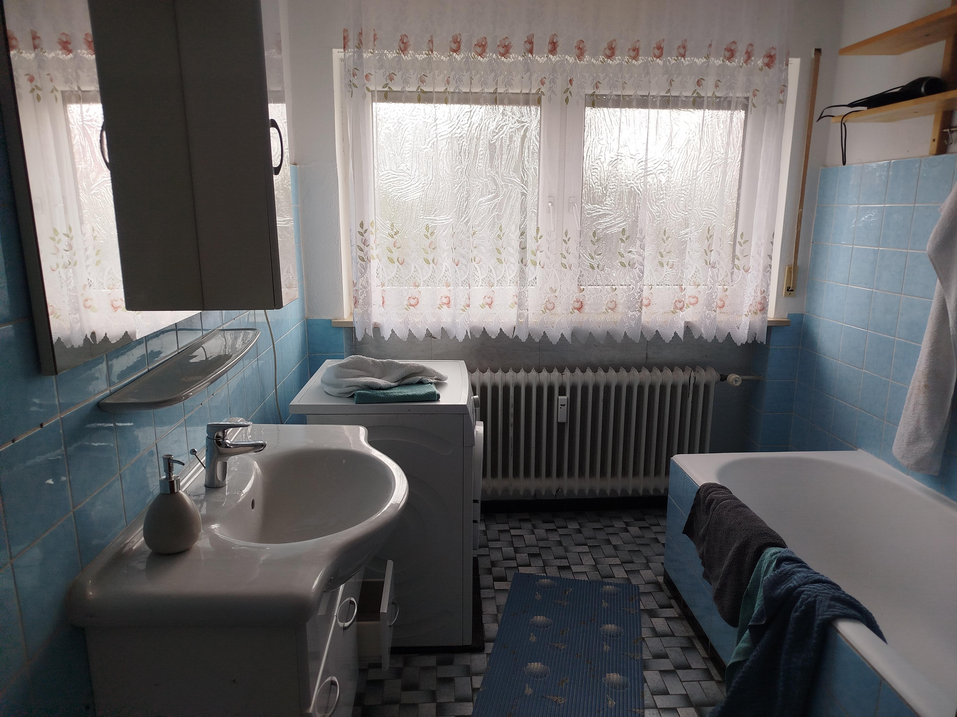 Bade mit Waschmaschine!