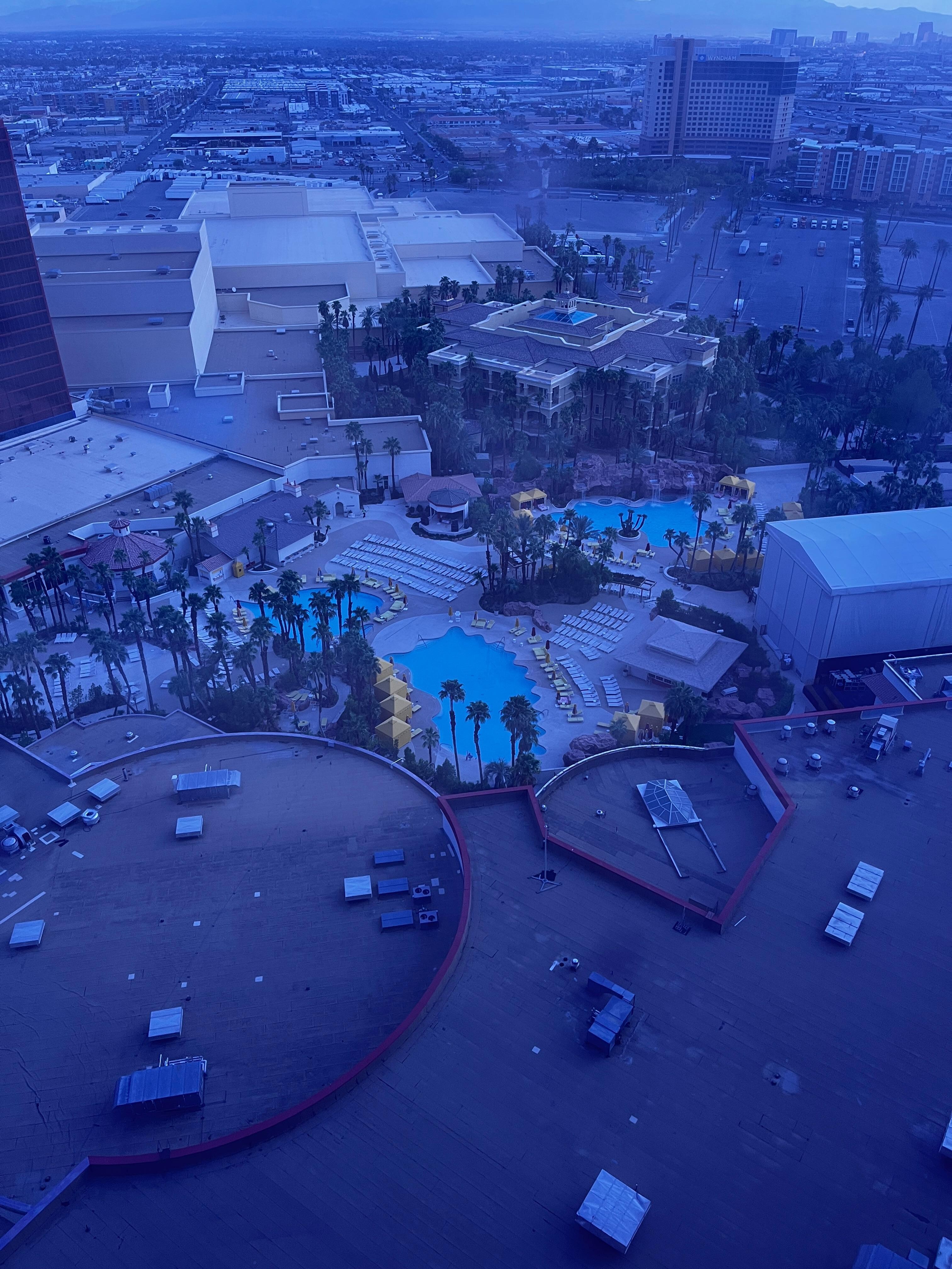 Pool view from 27th floor