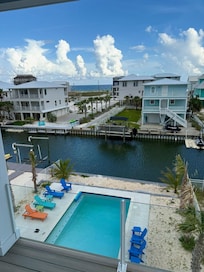 The pool was the perfect hangout for us when not going over to the beach.