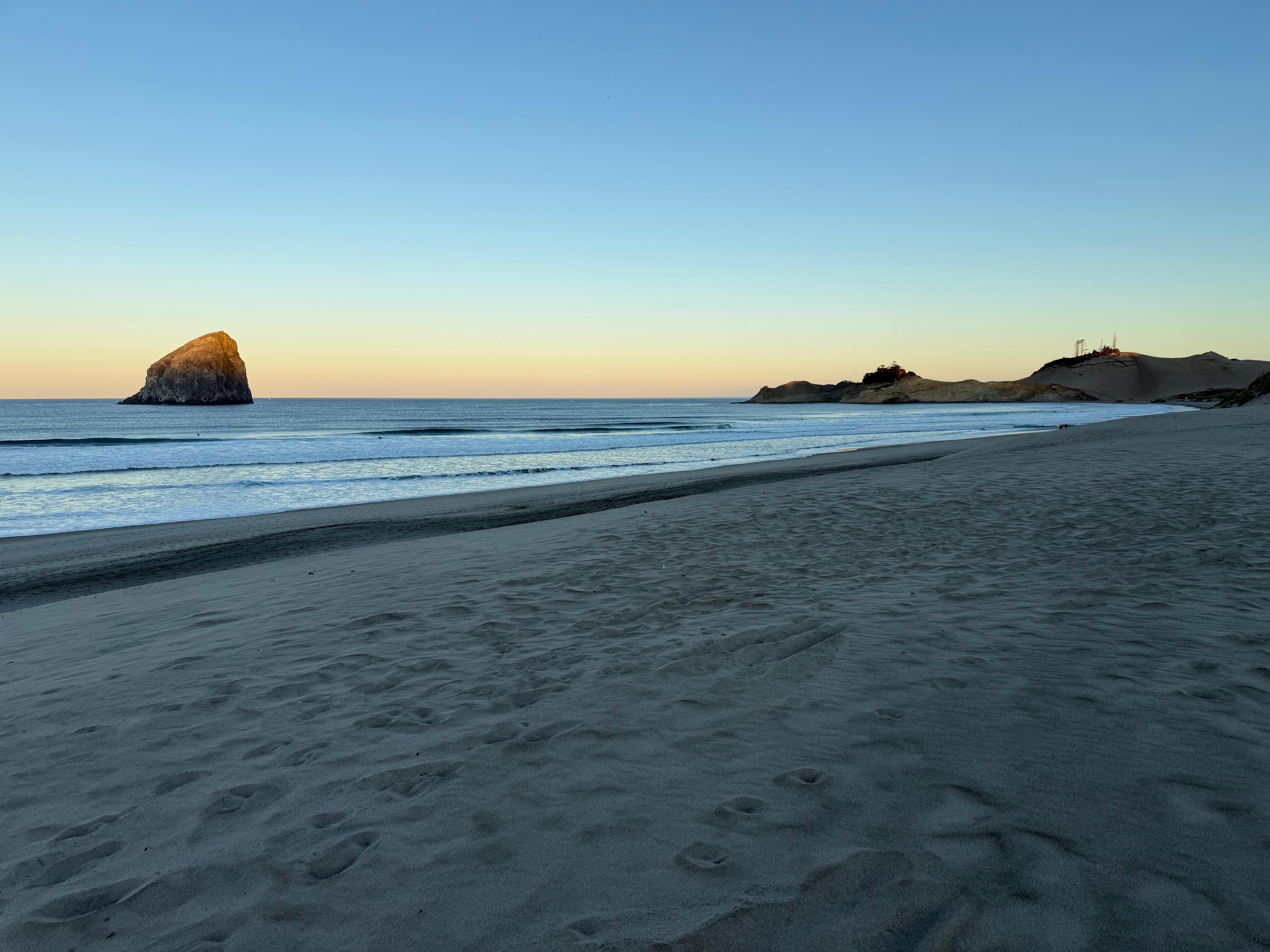 Sunrise during our dog walk. 