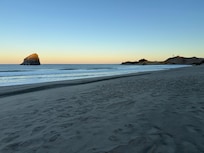 Sunrise during our dog walk.