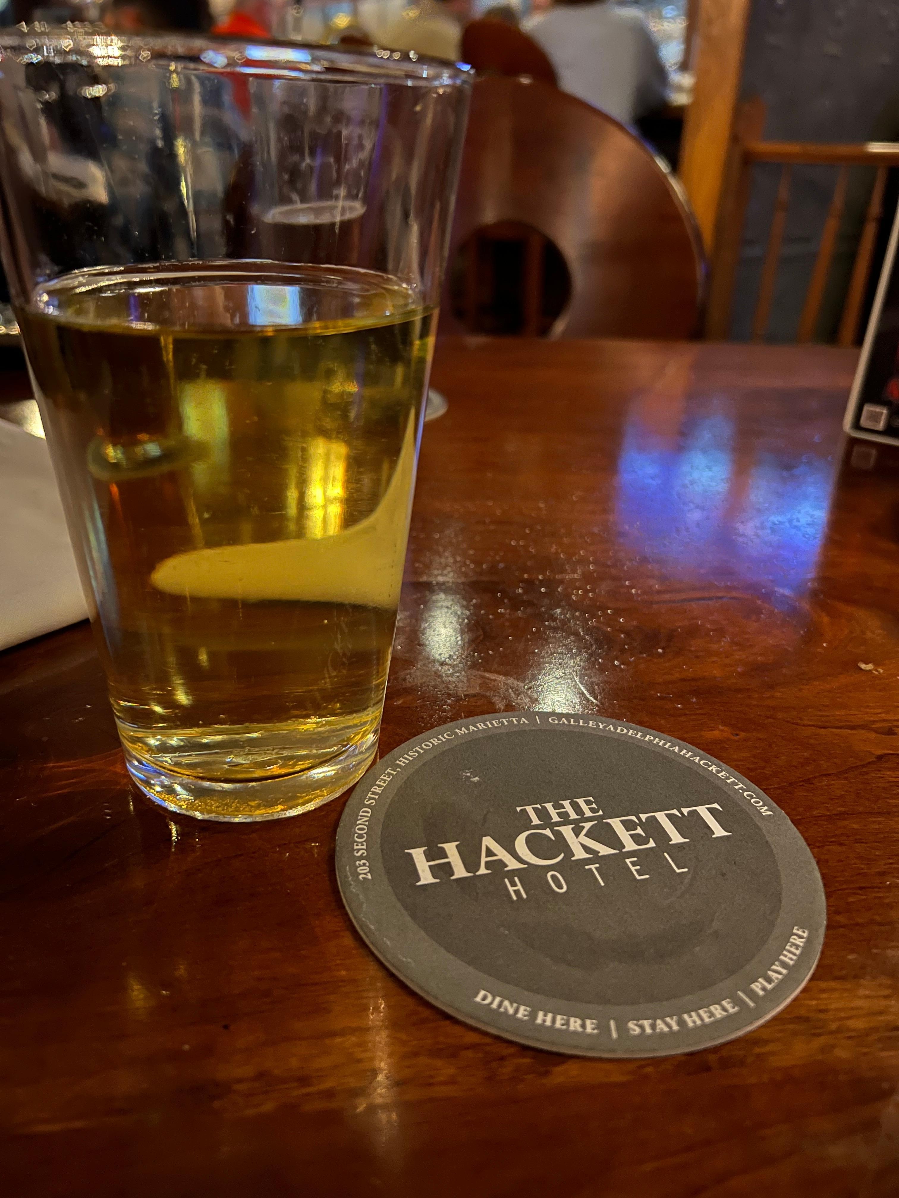 Restaurant/bar at the hotel! Service and food was excellent!