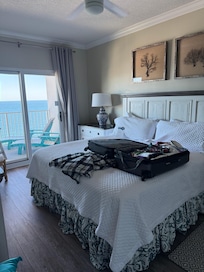 Bed was real comfortable not to soft and not to firm