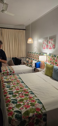 The beds in our room