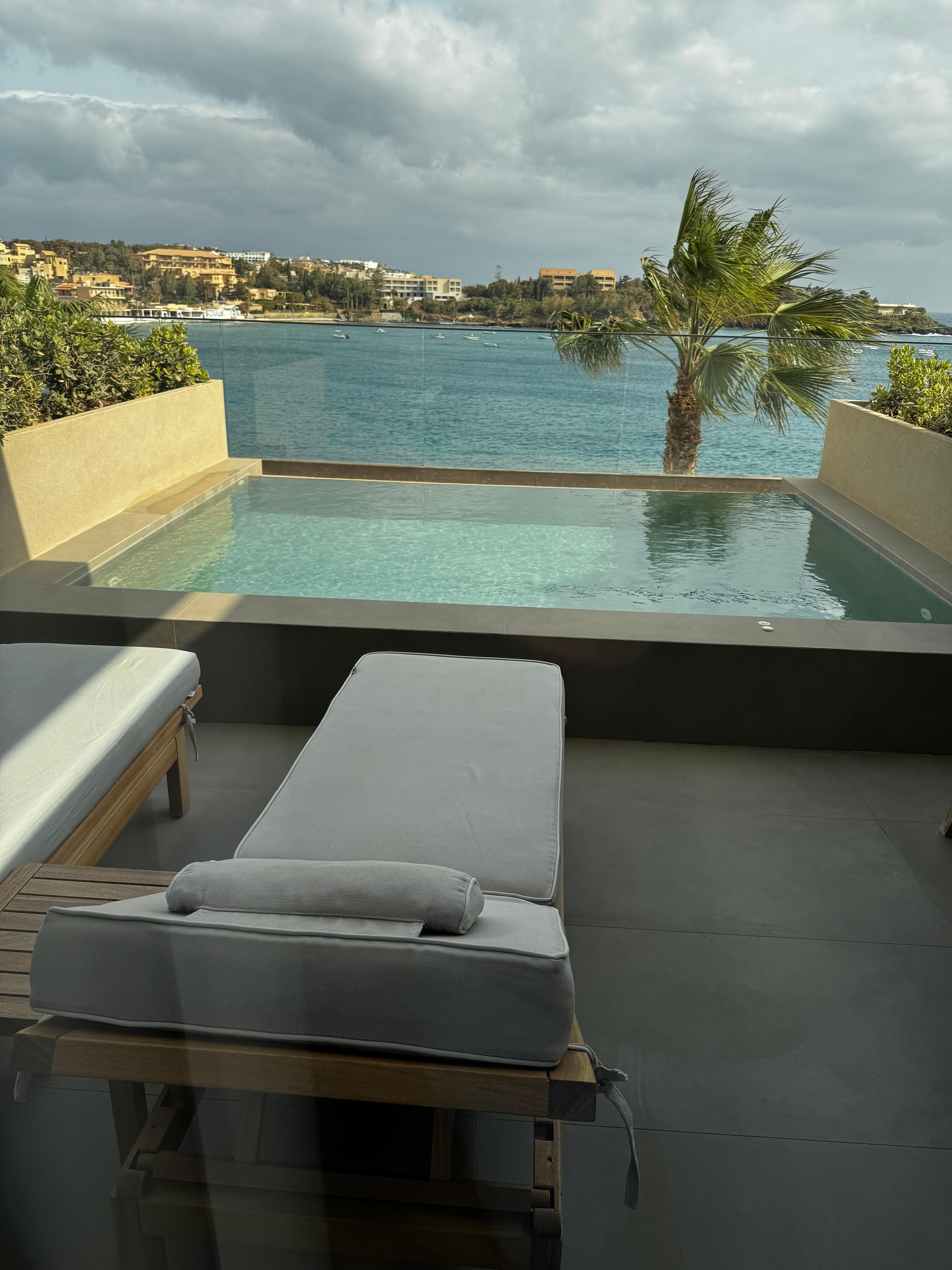 Ausblick von unserem Zimmer 