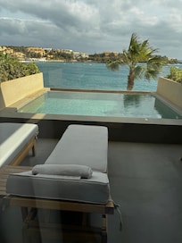 Ausblick von unserem Zimmer