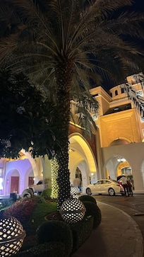 Outside of the hotel