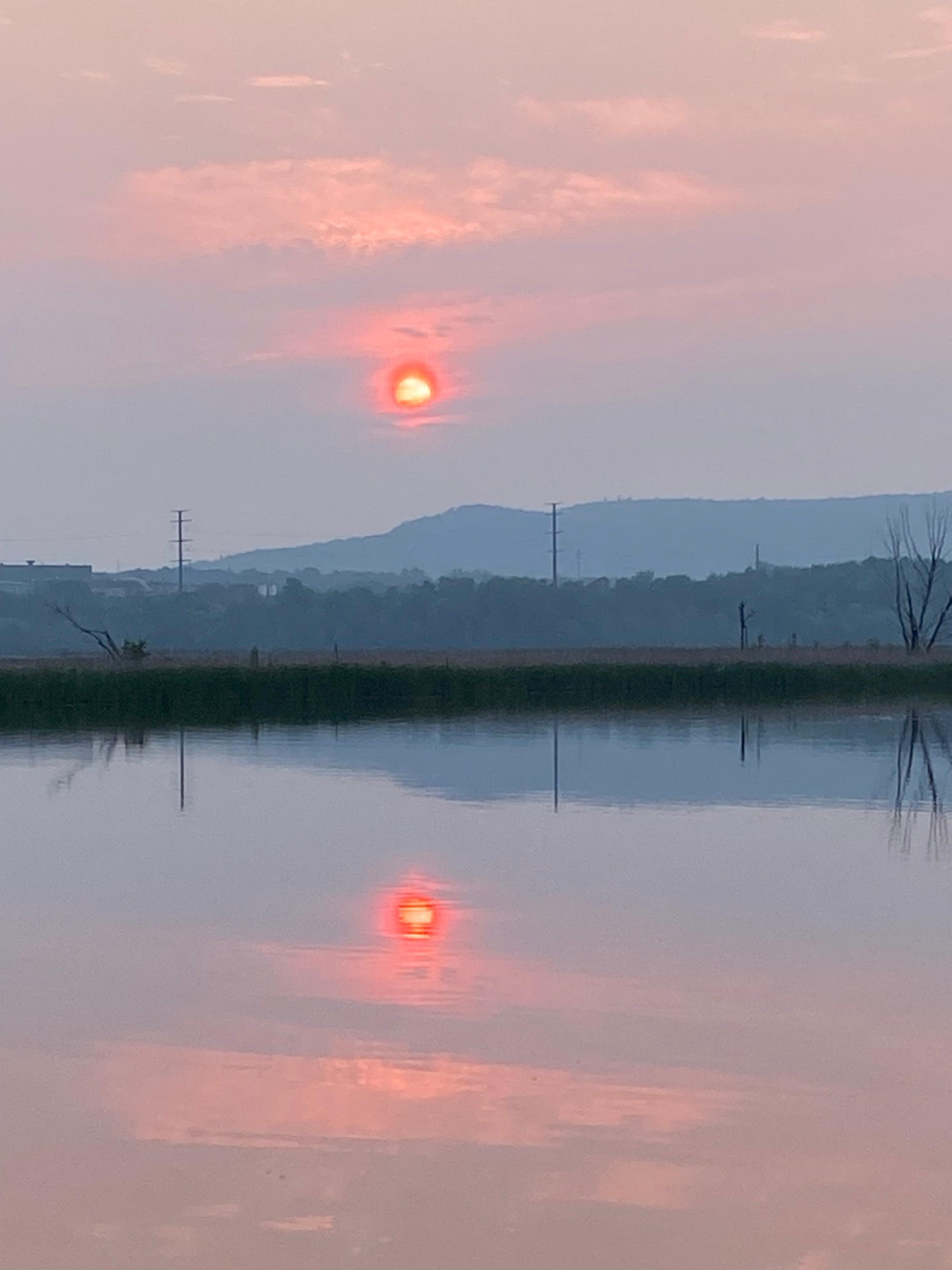 Sunset on the dock