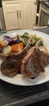 Nice lamb cutlets from Trifty Foods Port Moody