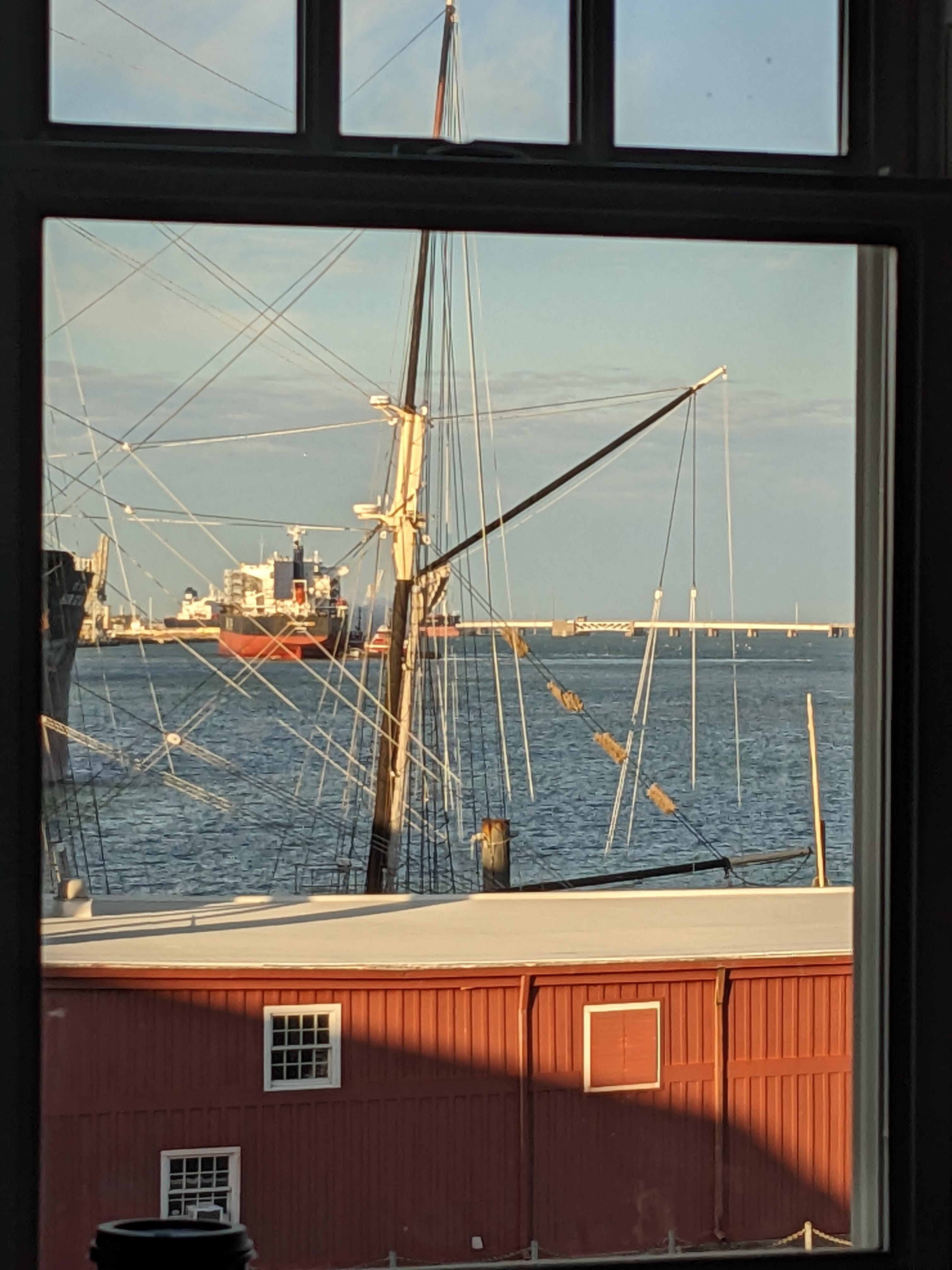 View from our window.