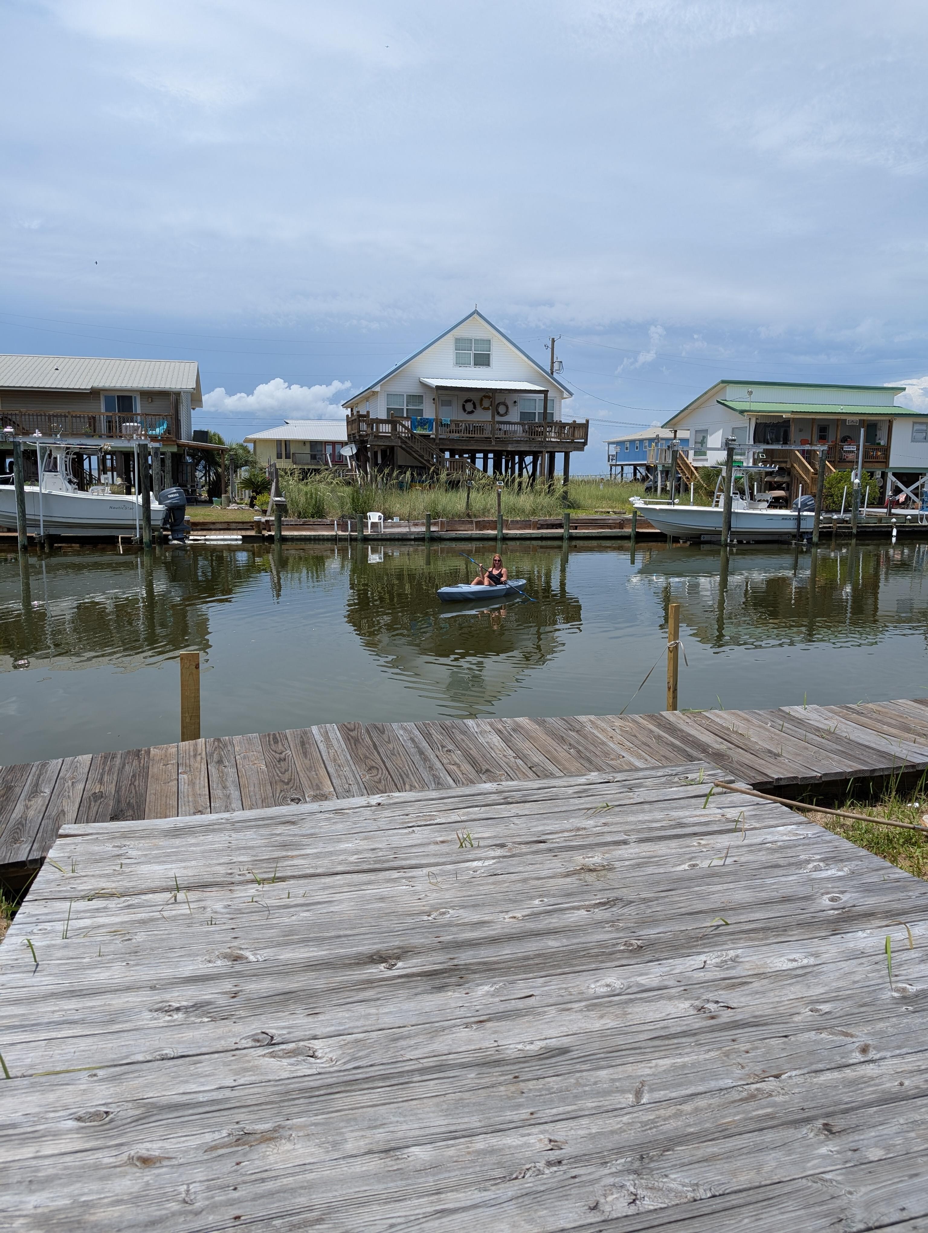 View from back across the canal.