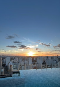 Sunset from rooftop