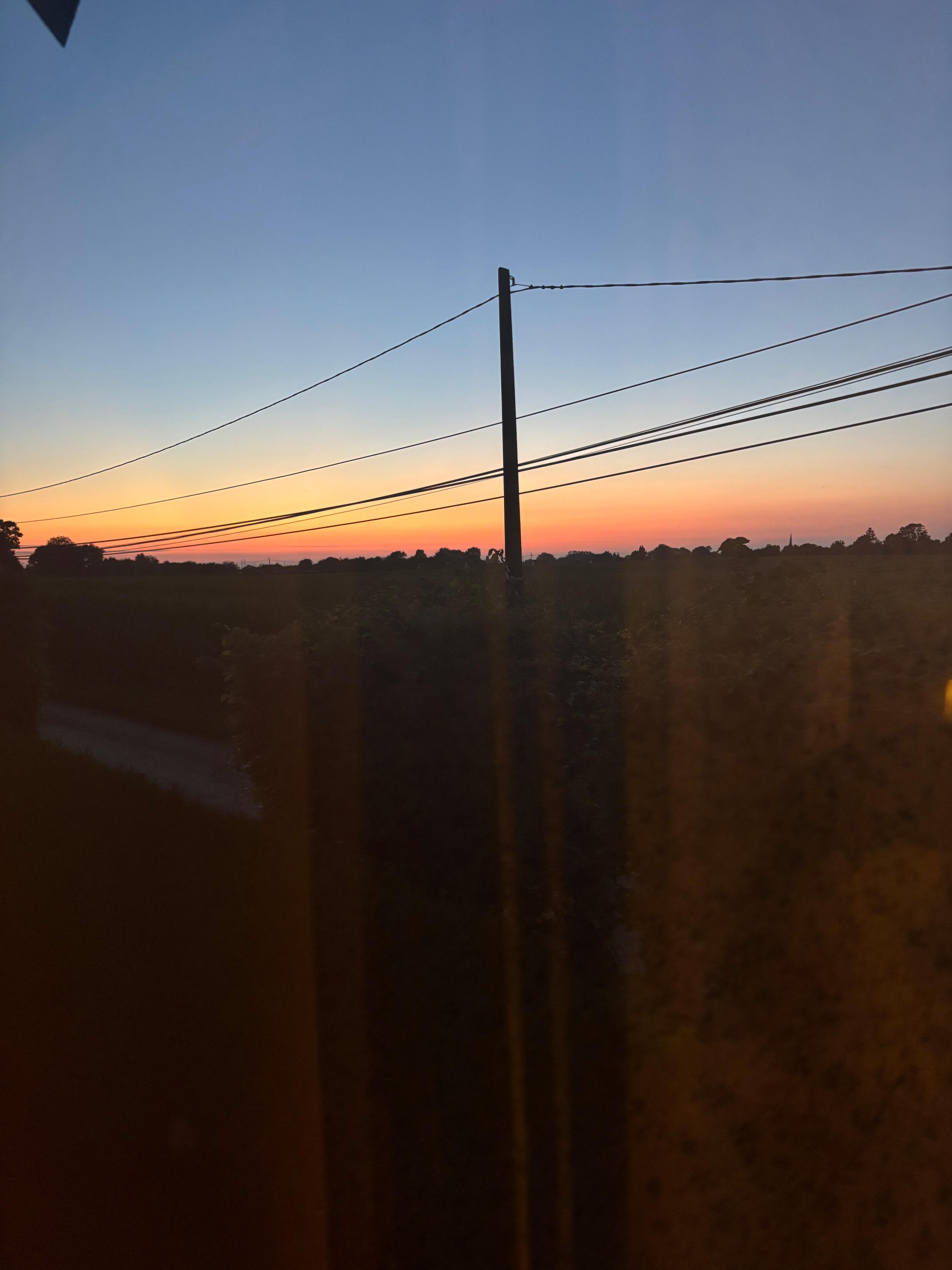 Evening view from the first floor