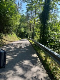 Walk to the house - be prepared for a lot of up-hill walking whilst you’re in the Alps!