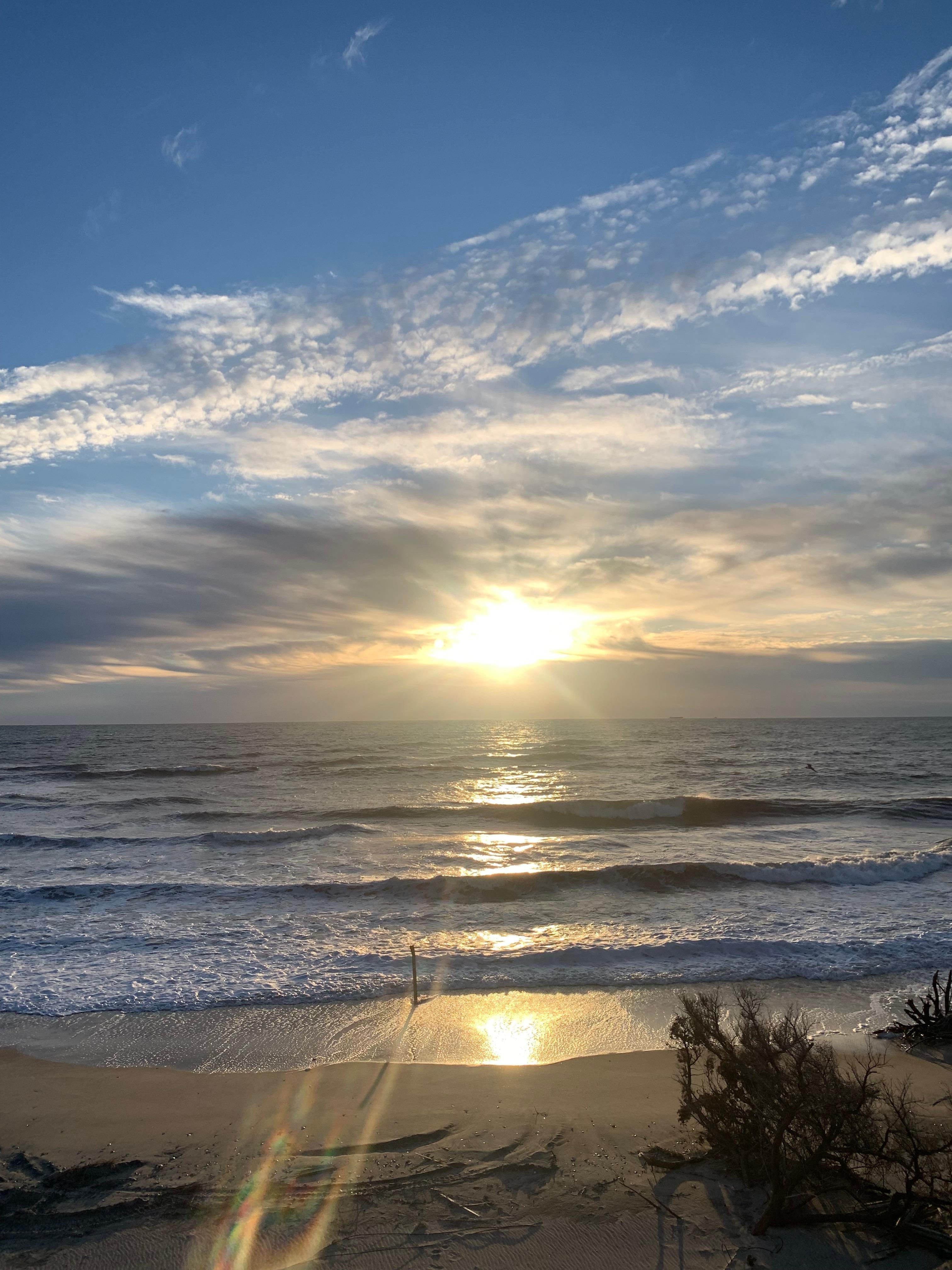 Sunrise from the balcony 