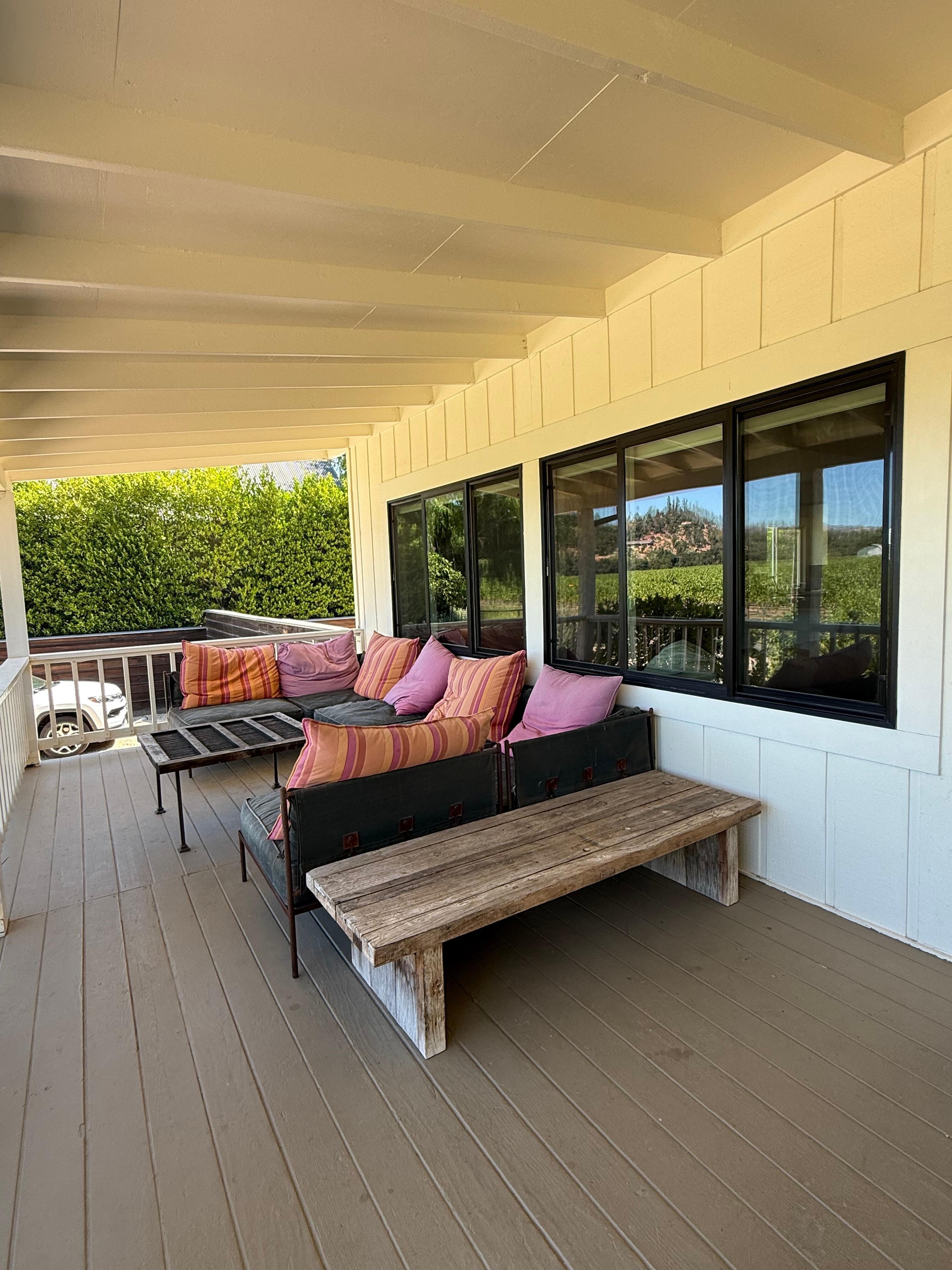 Sunset watching porch