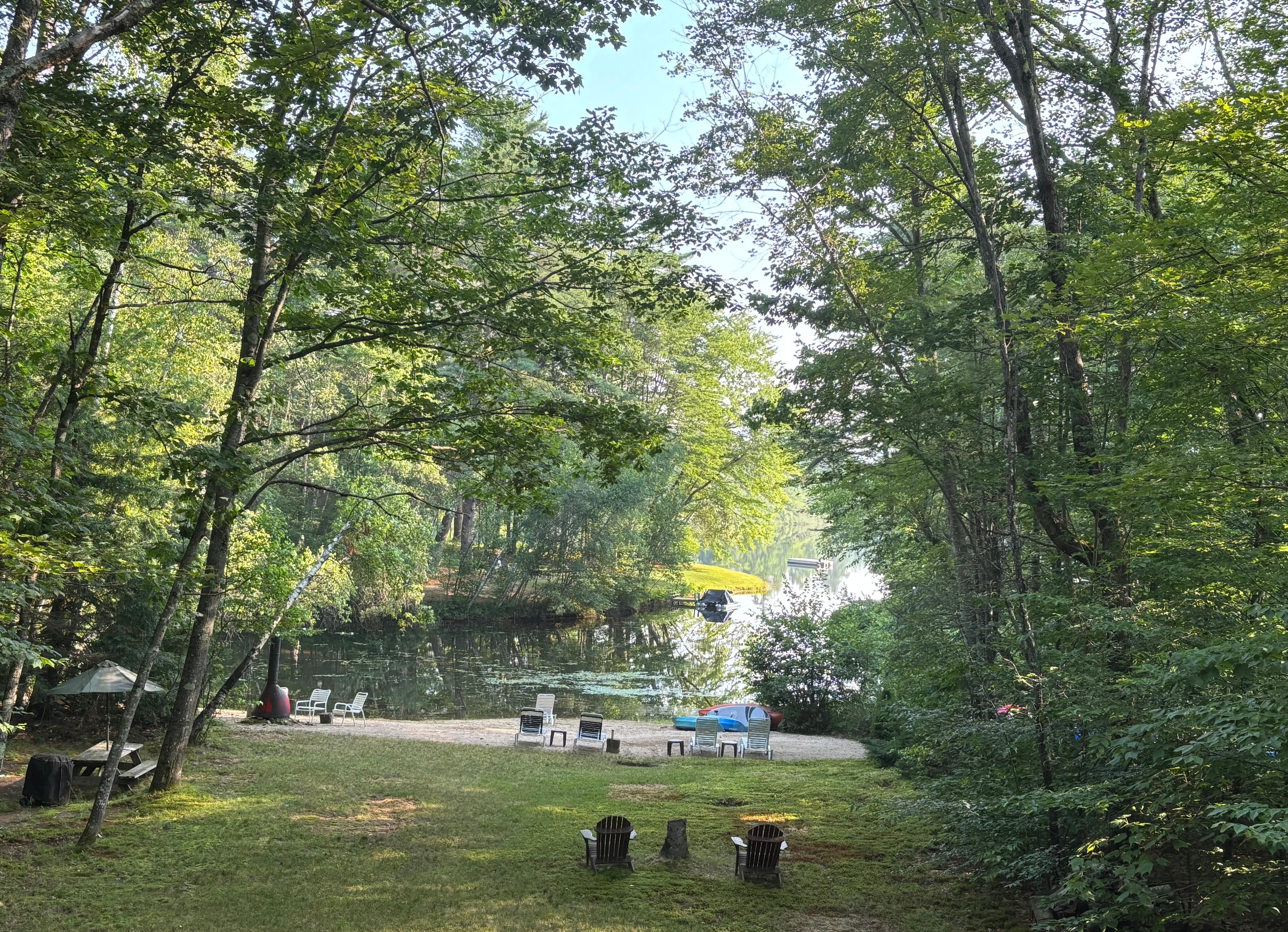 View from the back deck