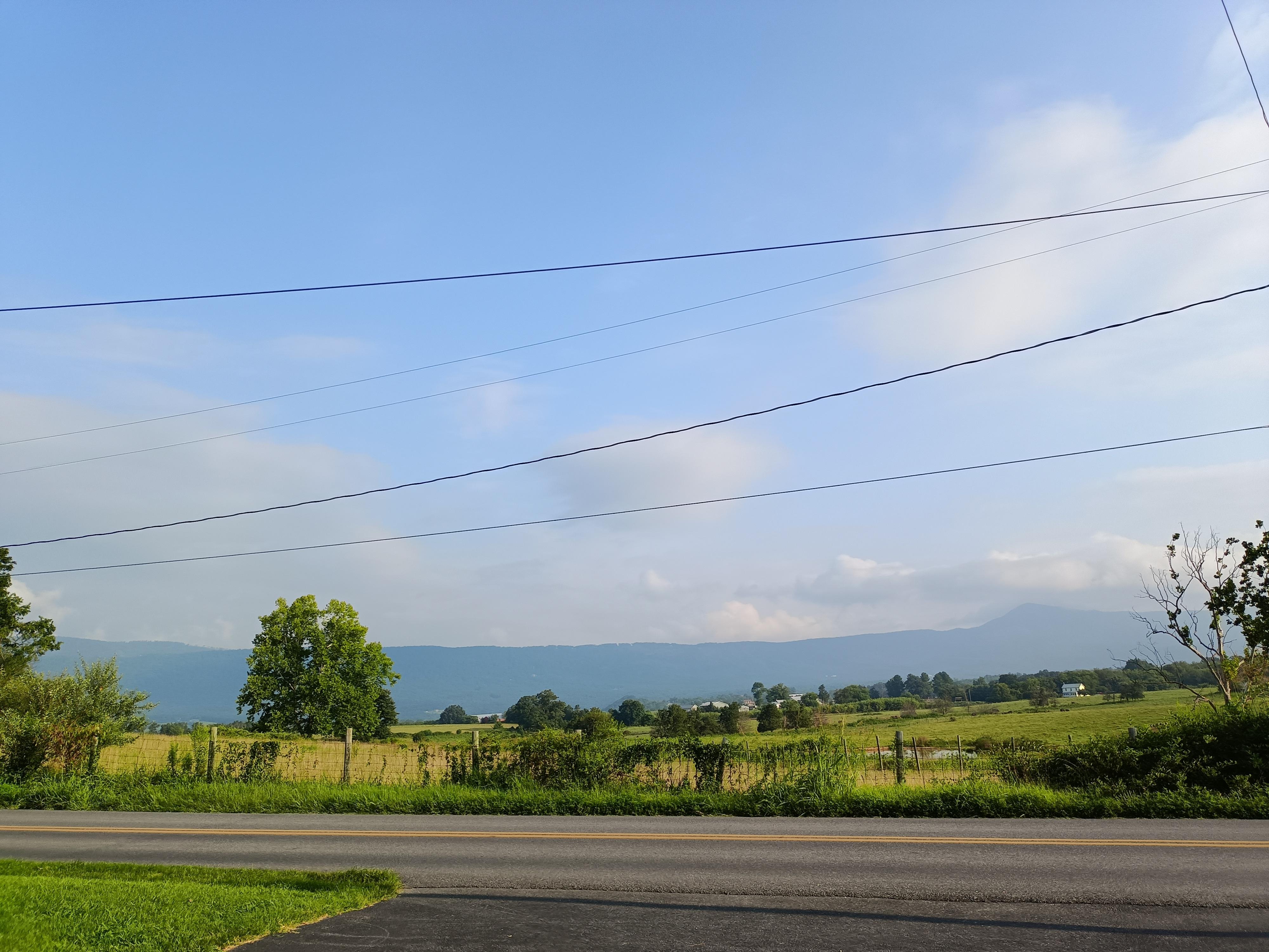 View from front porch 