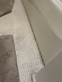 Mildew lined carpet