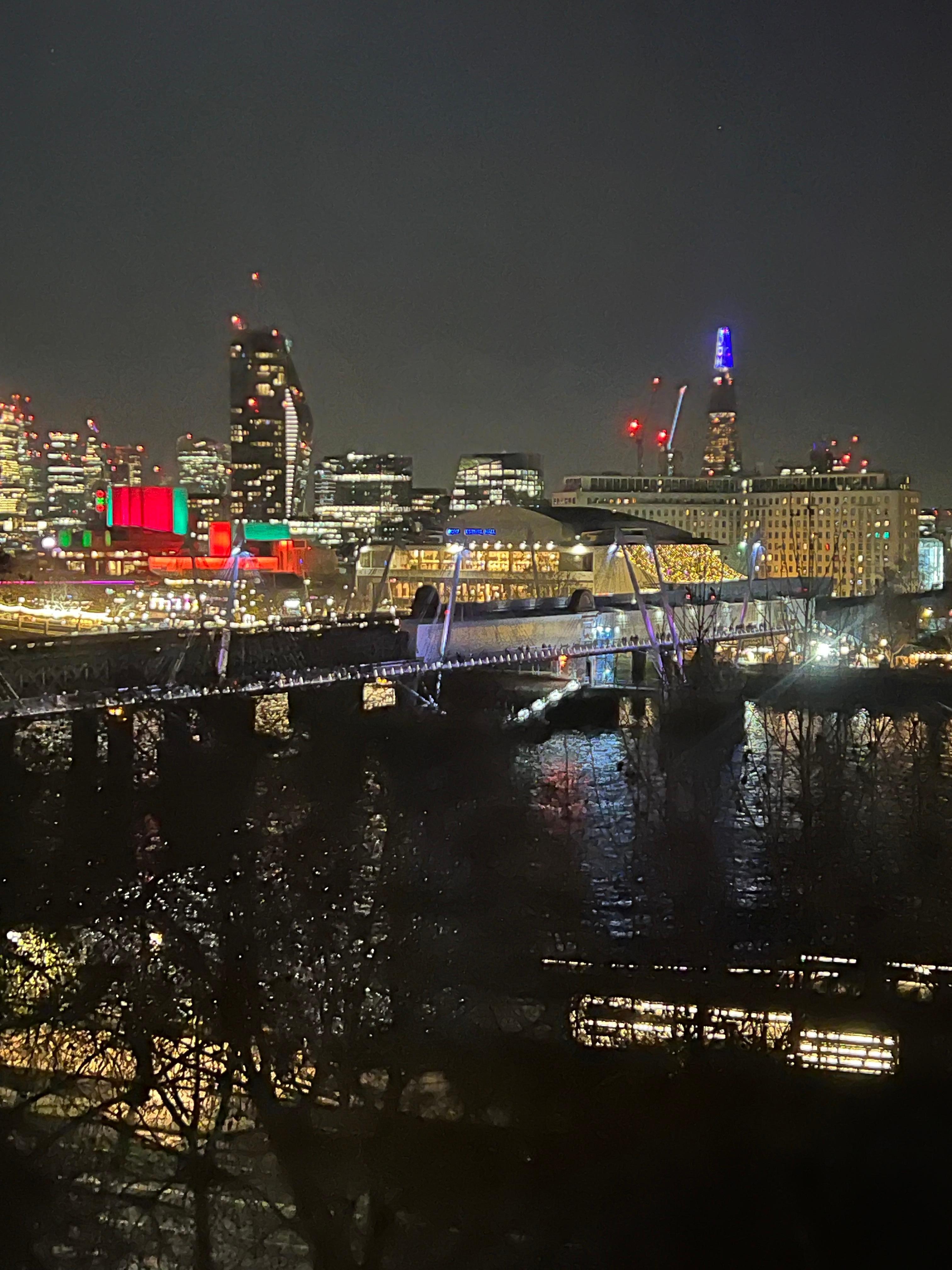 View from the window in the room. 