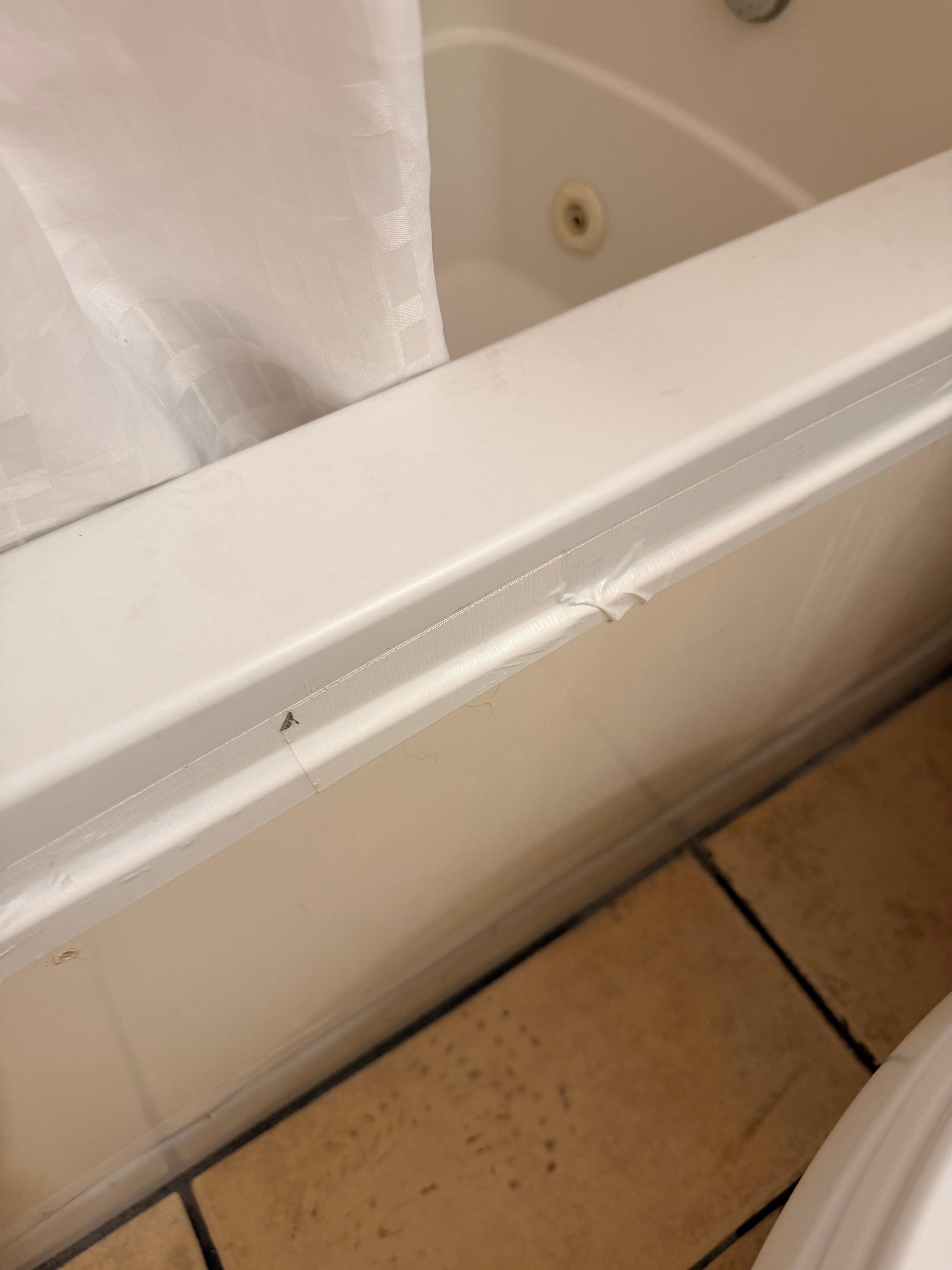 Tapping on the side of tub