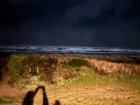 This was taken right out the back door of our room the night we got there.