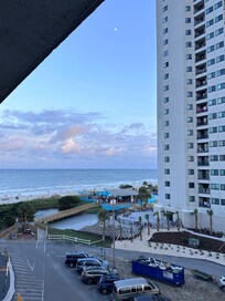 Looking to the left from the balcony.