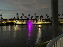 Loved the fountain that changed colors