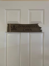 Entrance to bunk room