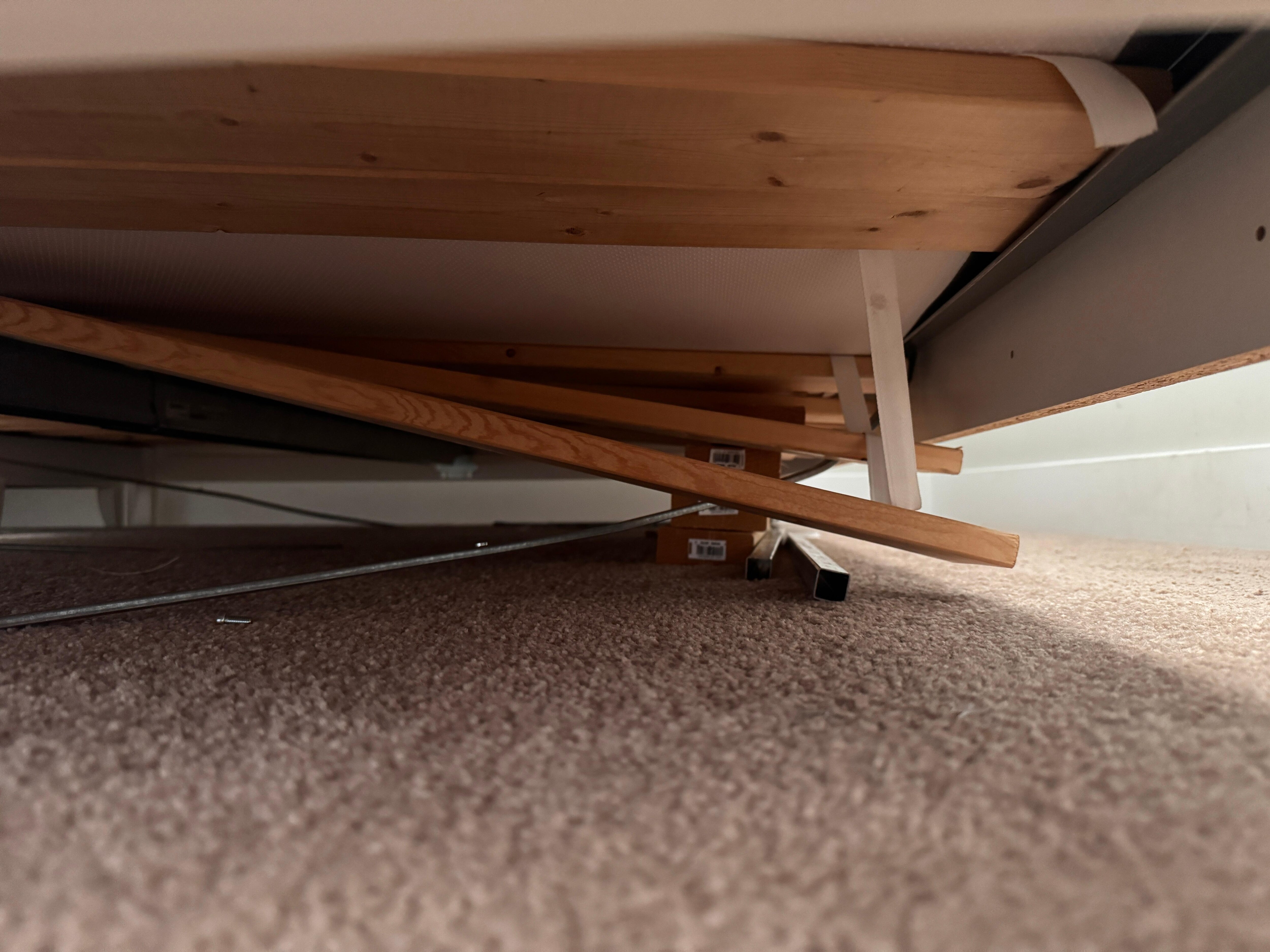 Bed was broken and could not use.