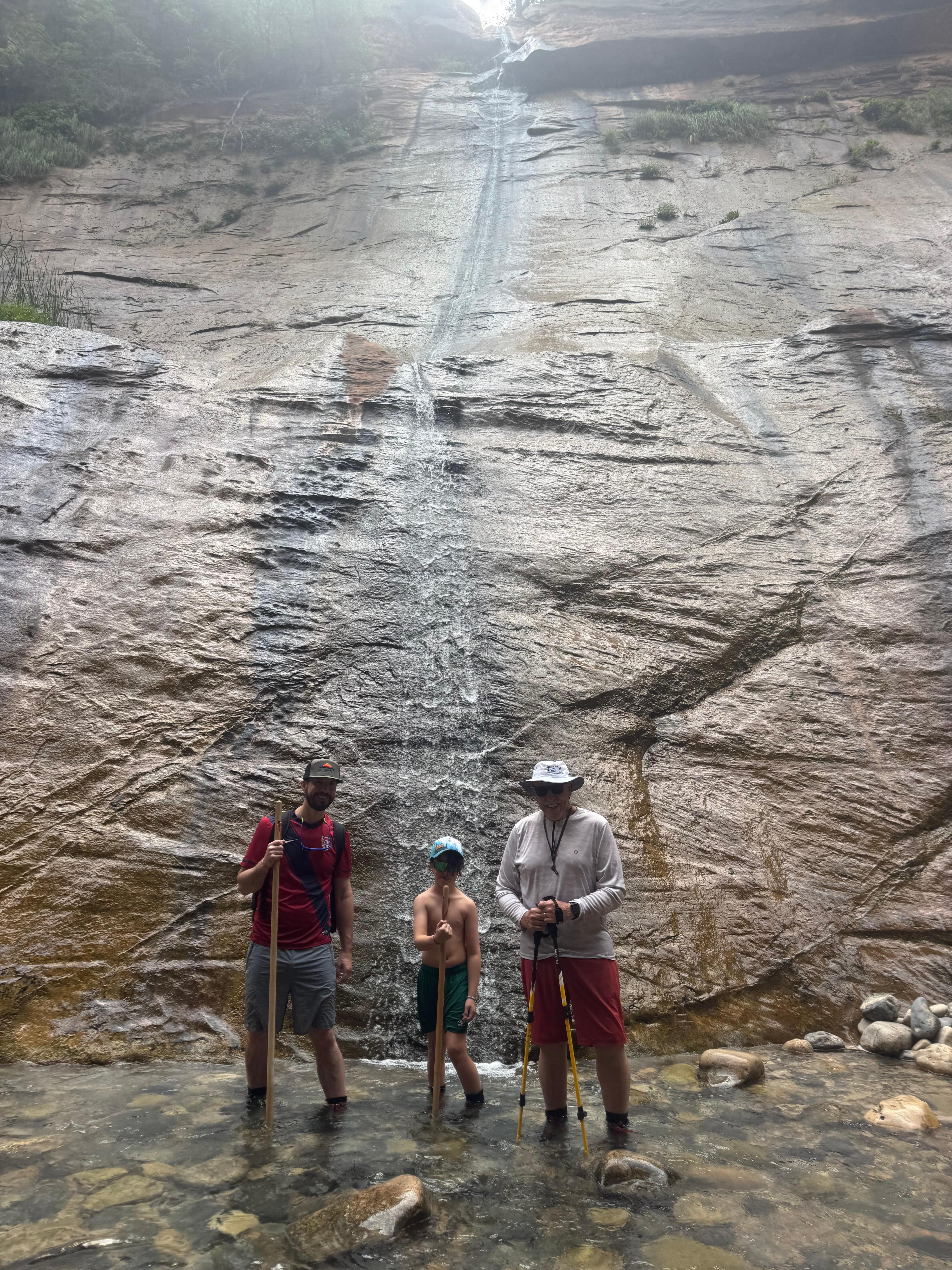 Narrows hike in Zion