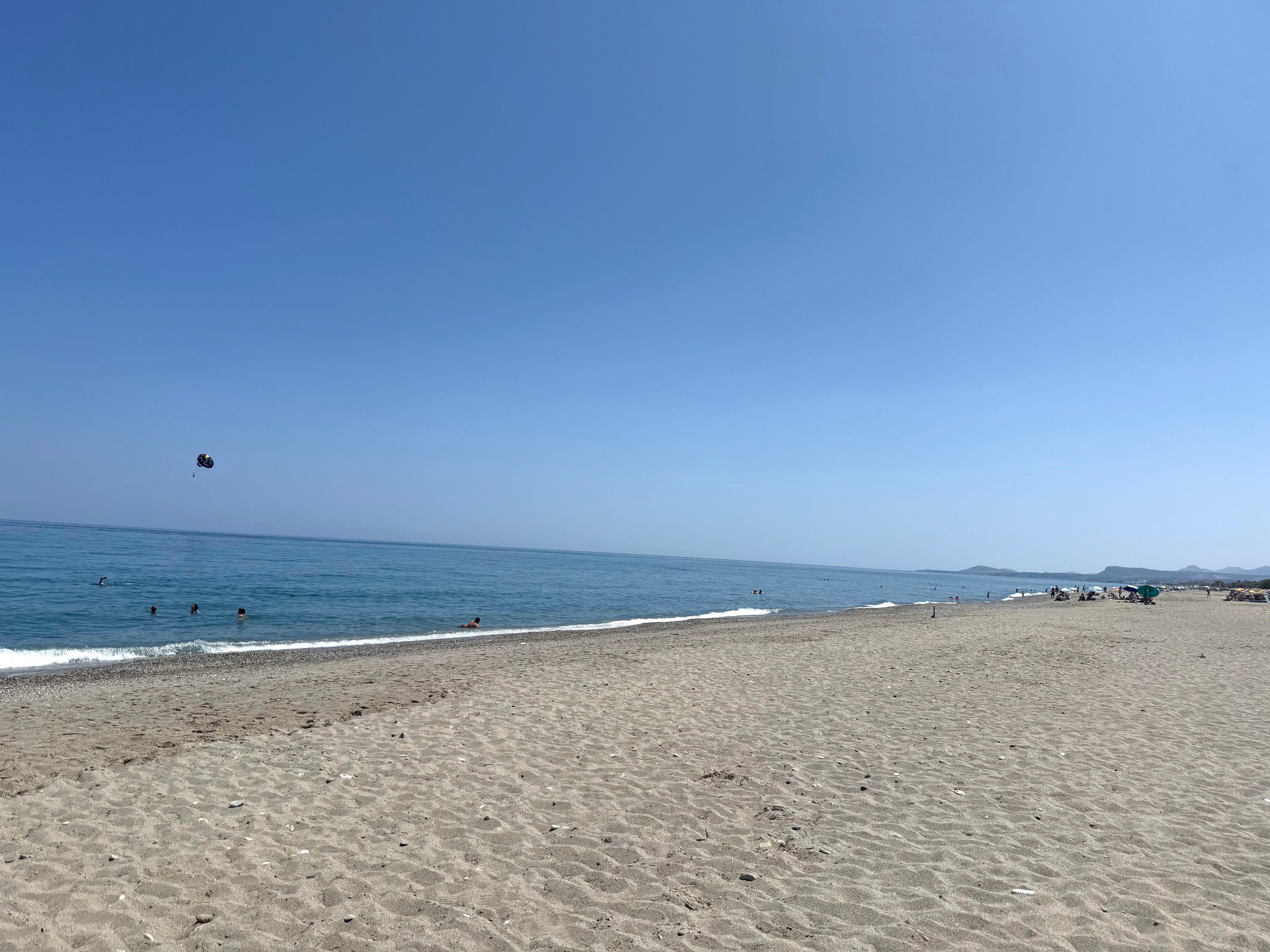 Strand direkt vor der Tür
