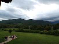 Storm rolling in over the mountains