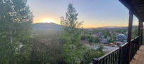 View out front