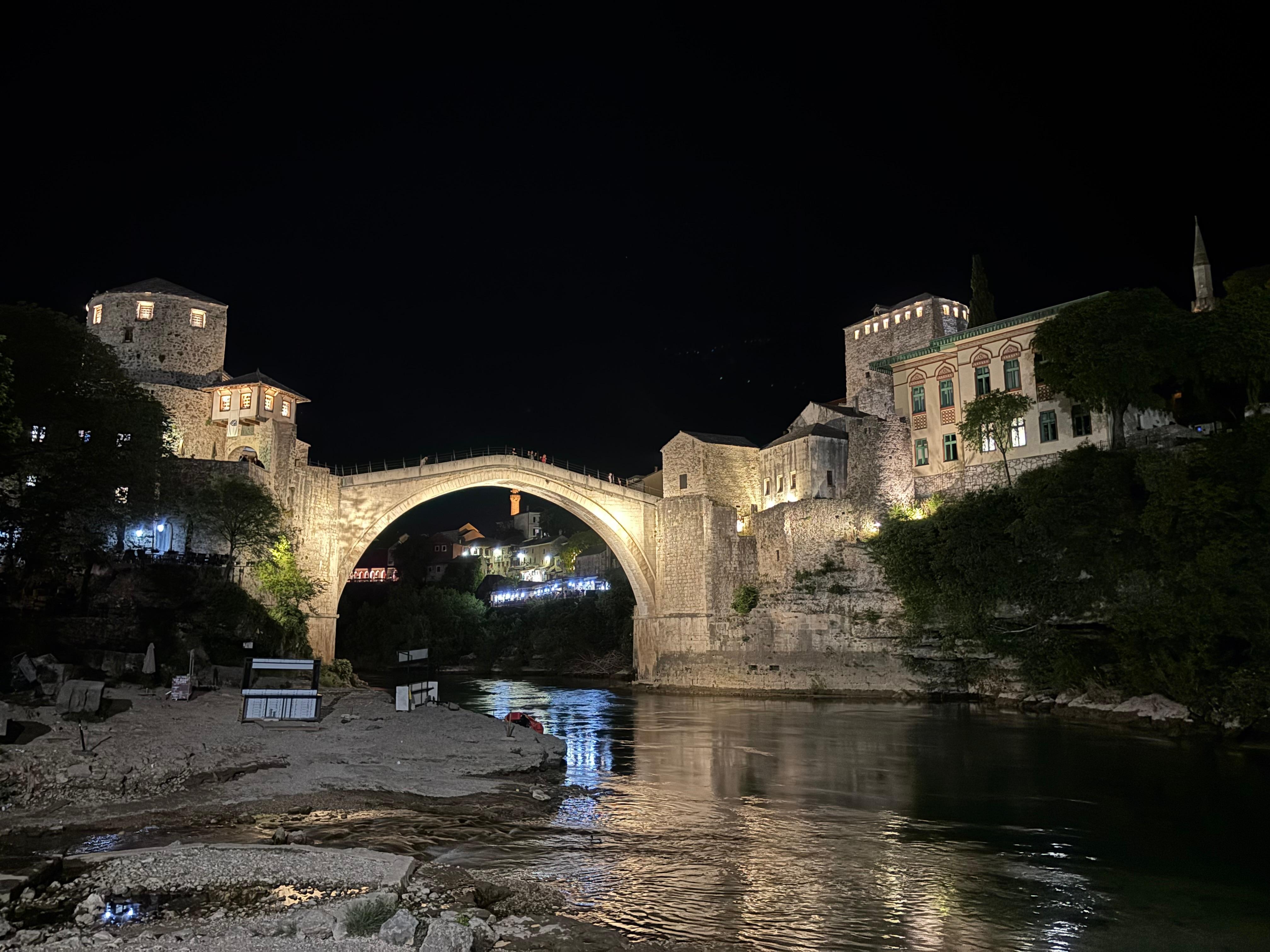 Stari Most is a very short walk from the pansion