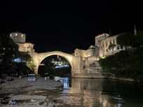 Stari Most is a very short walk from the pansion