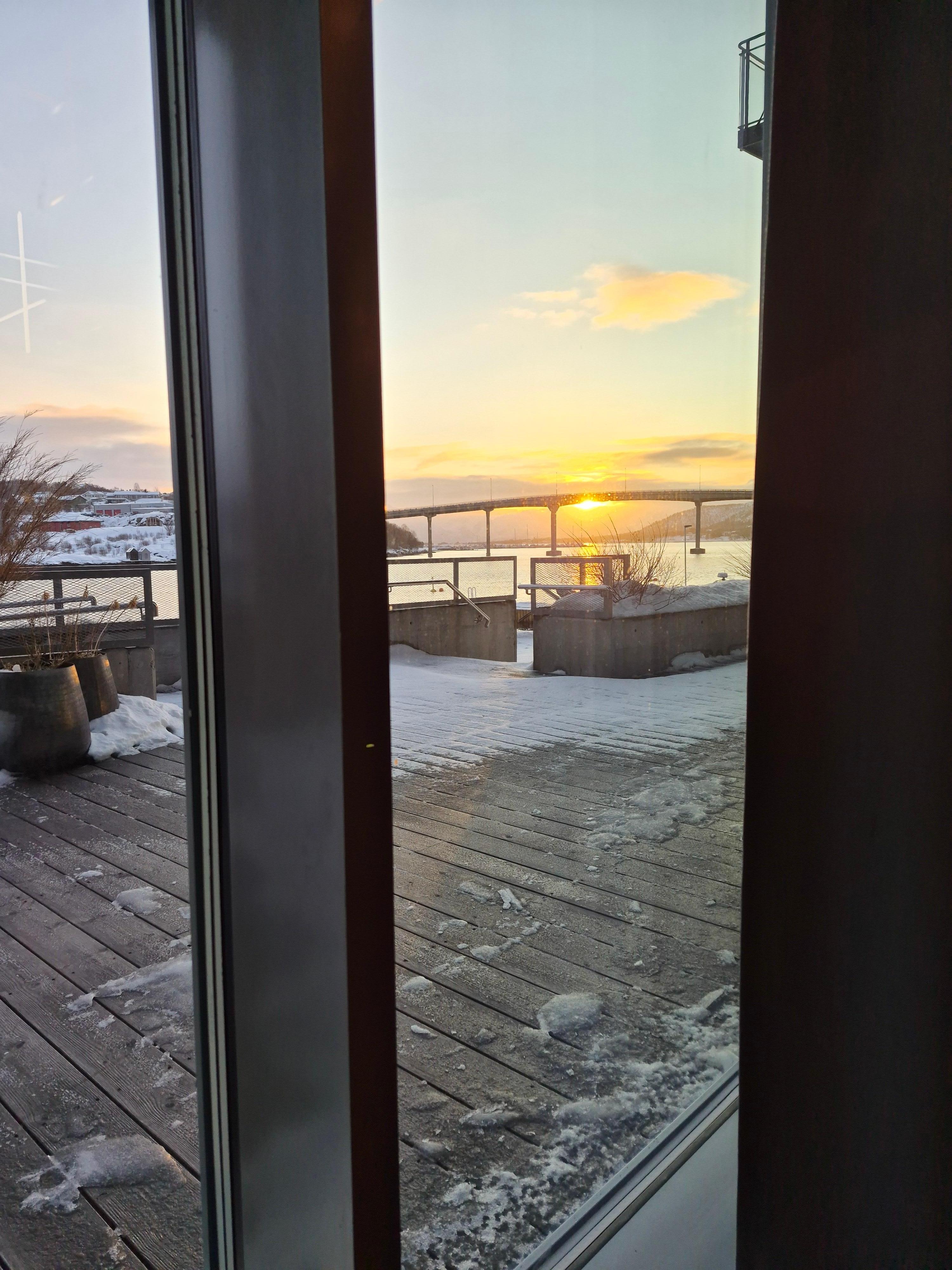 Utsikt fra restauranten