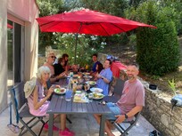 Enjoying lunch:)