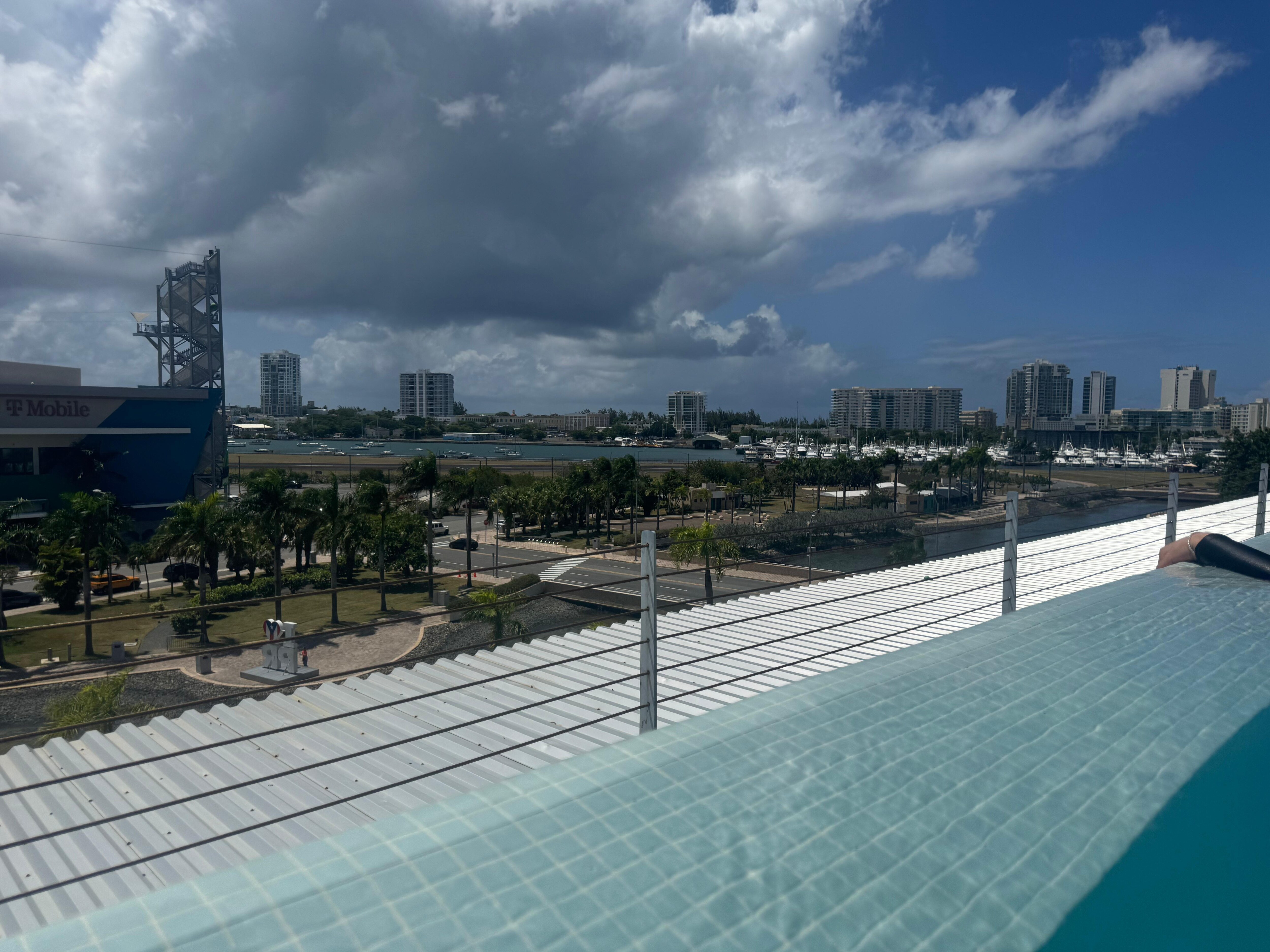 Rooftop pool