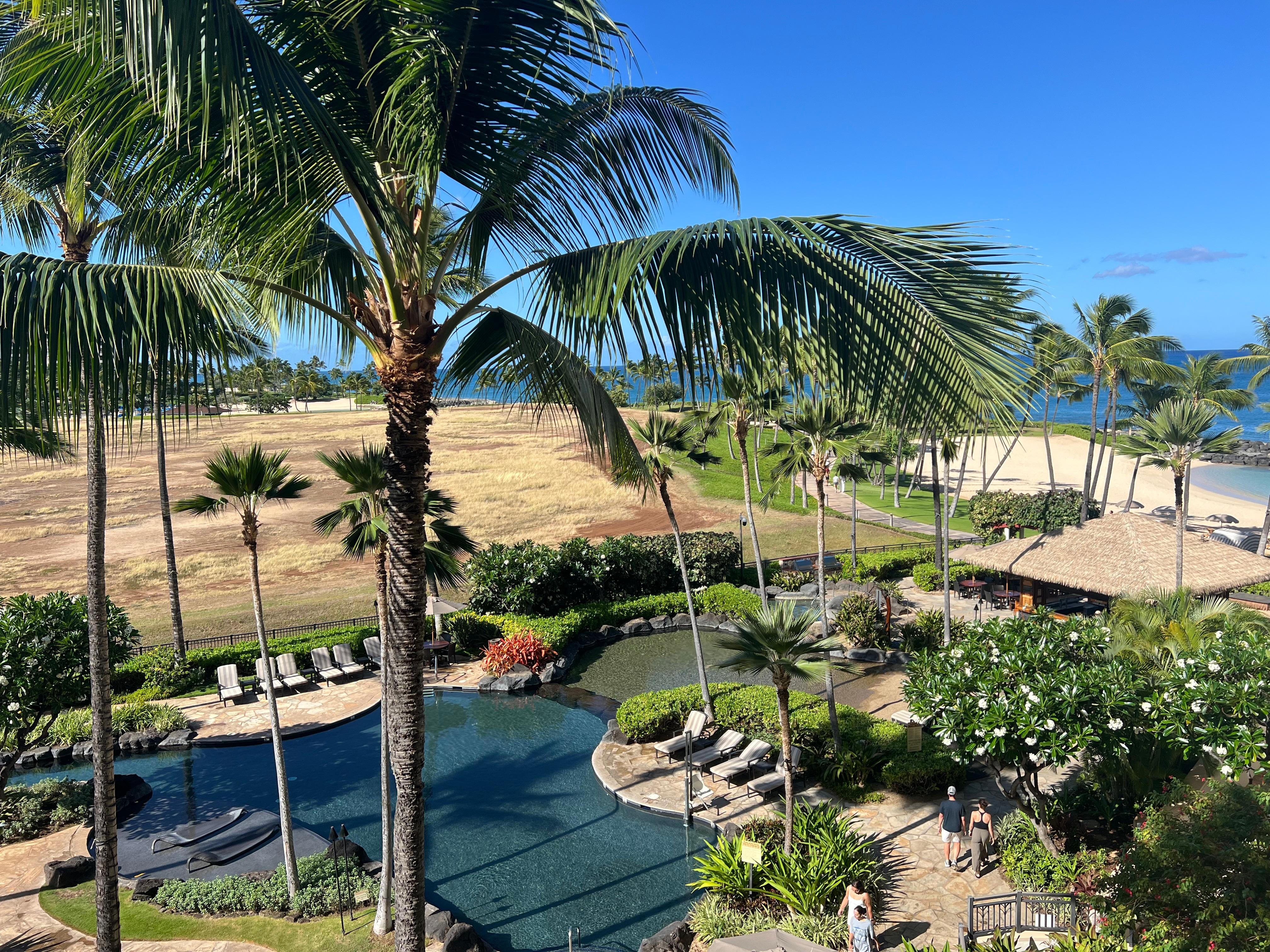 Our view from the lanai