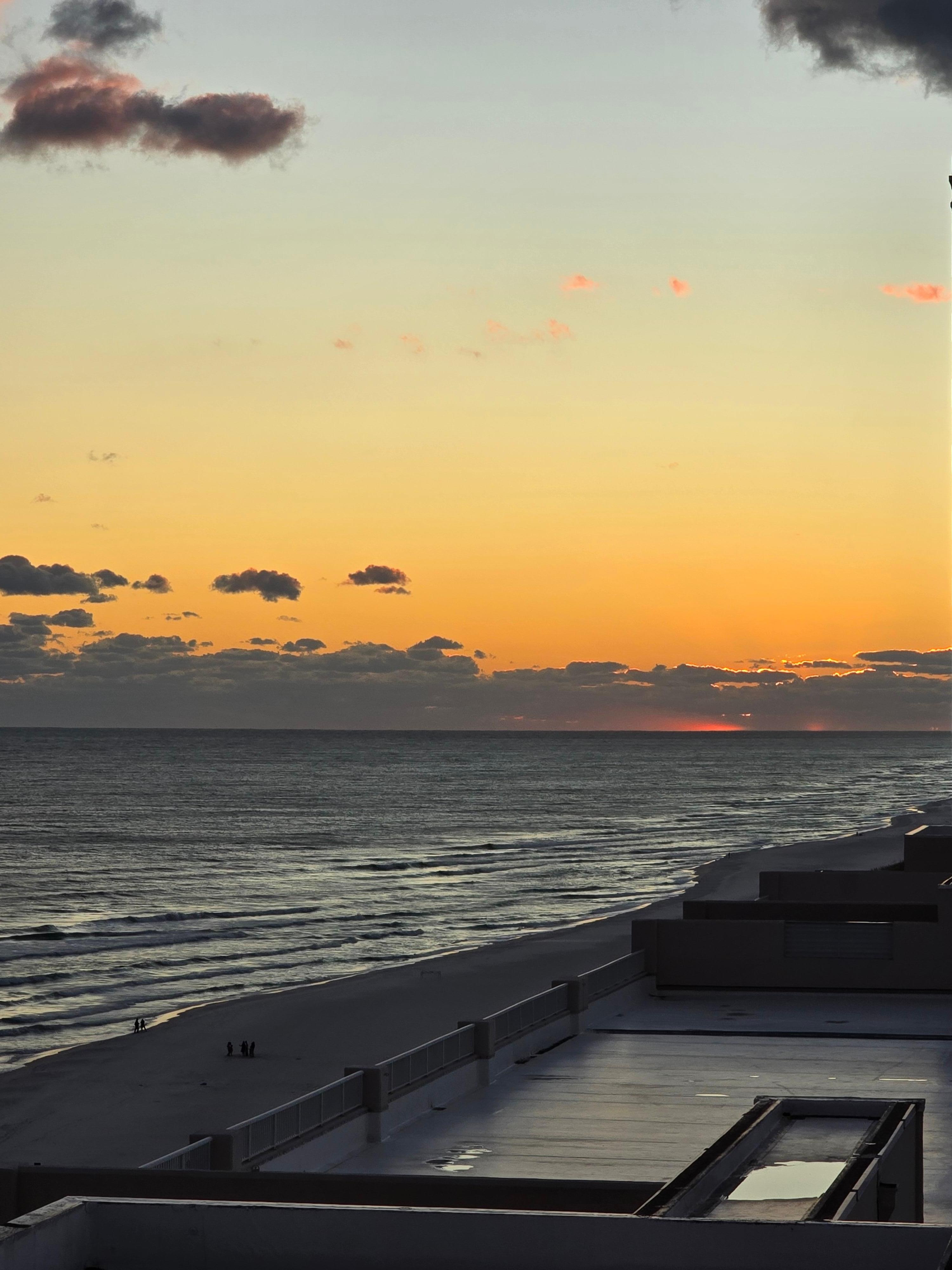 Sunset from balcony 