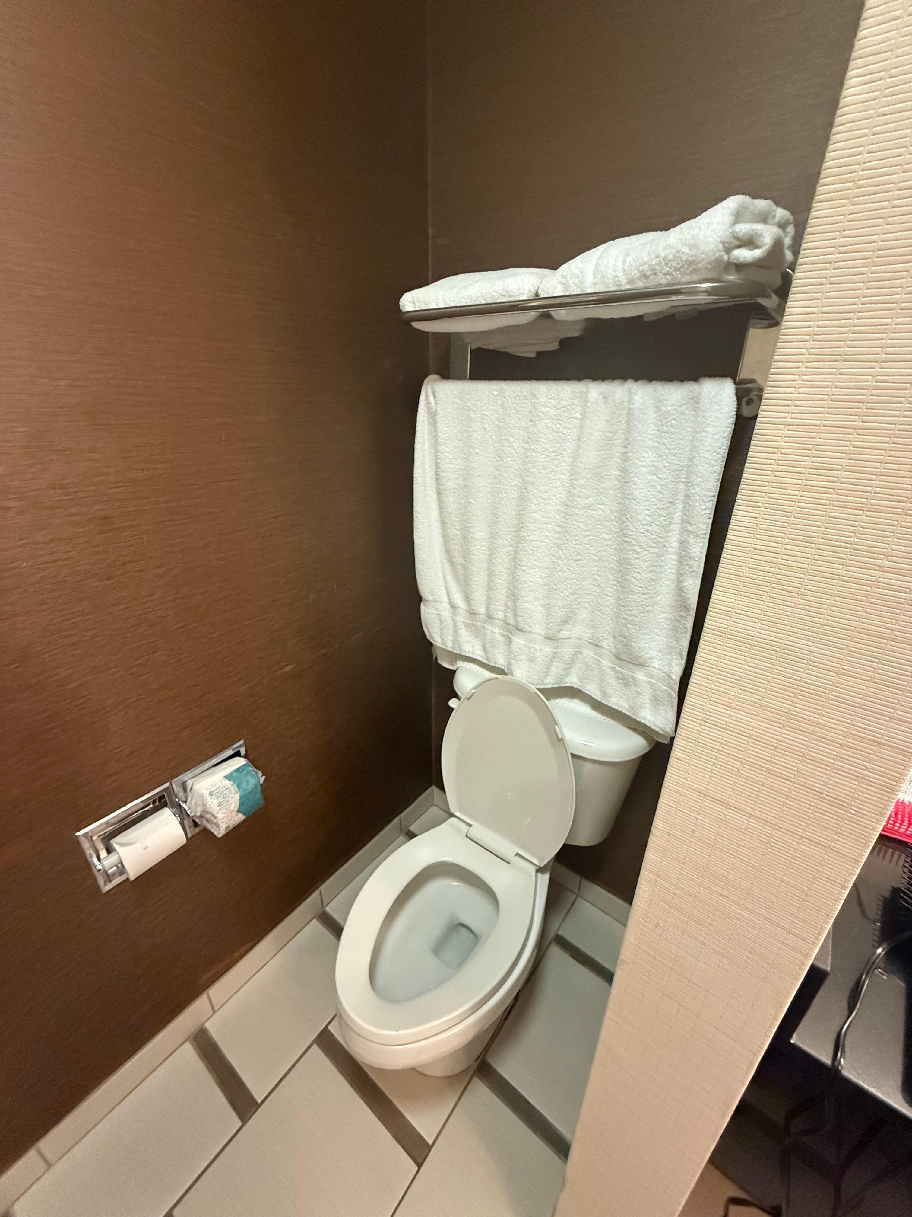 Need a towel bar by the actual shower area instead of over the toilet 